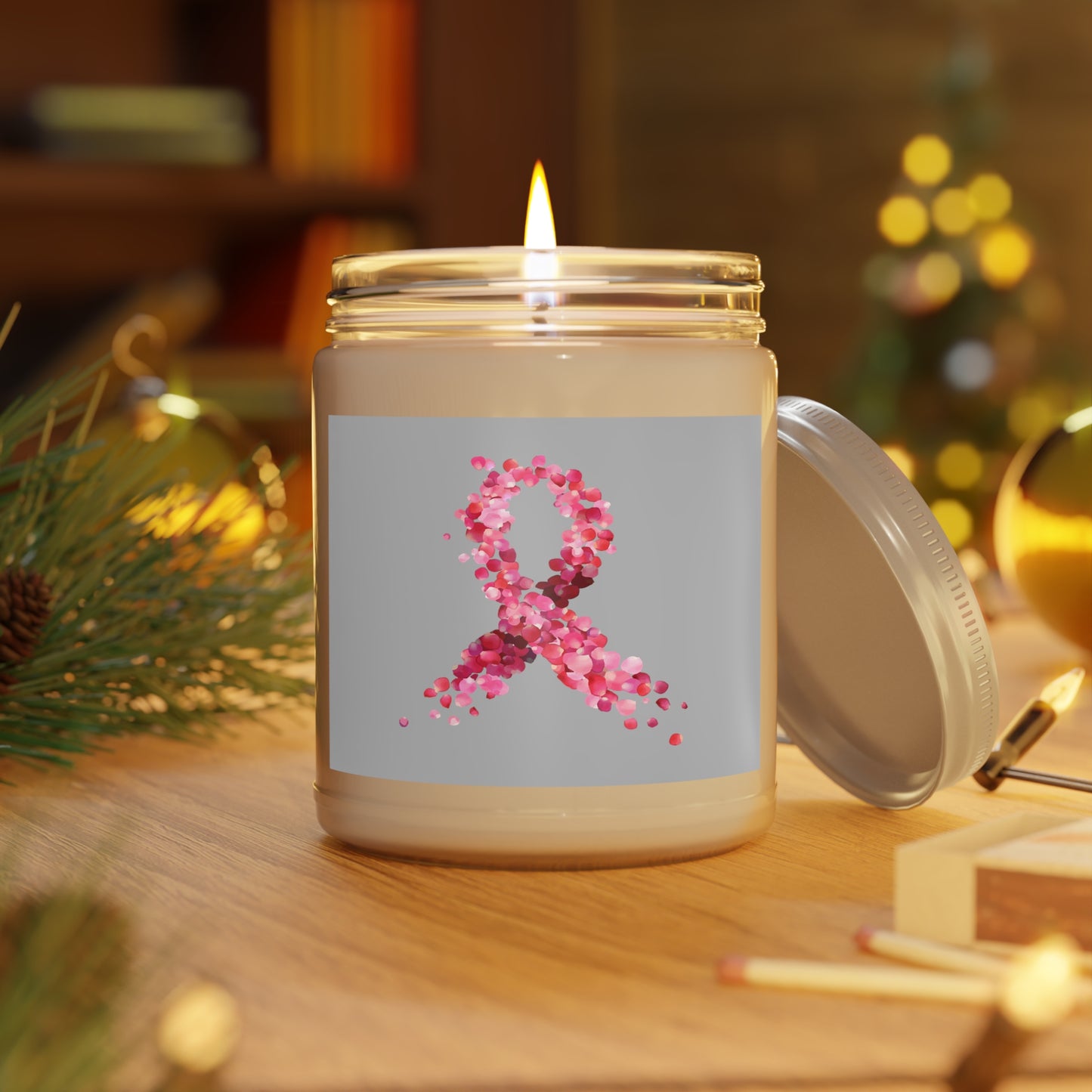 Breast Cancer Scented Candles, 9oz