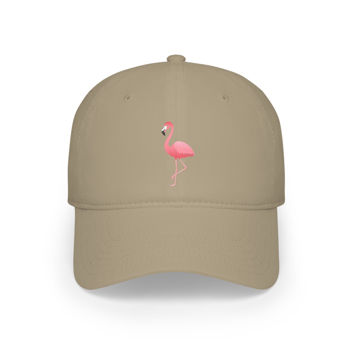 Pink Flamingo Low Profile Baseball Cap