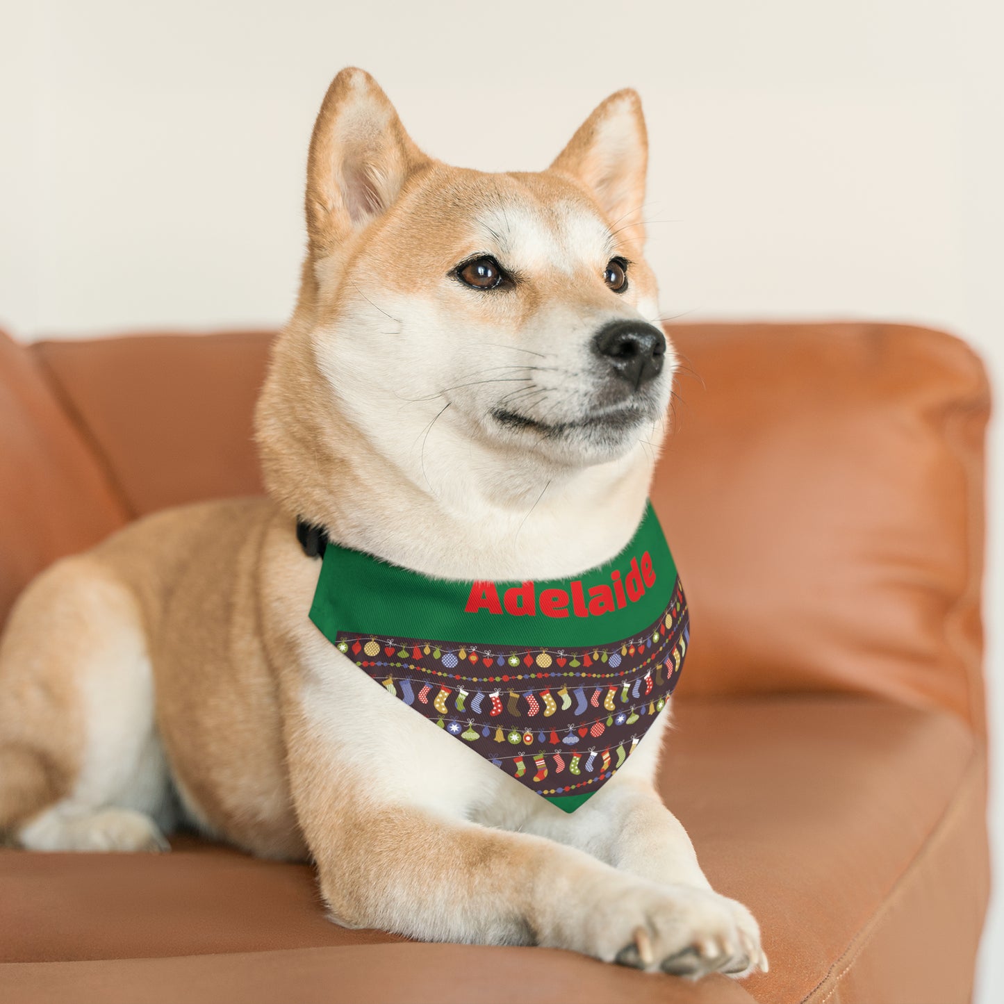 Personalized Christmas Pet Bandana Collar