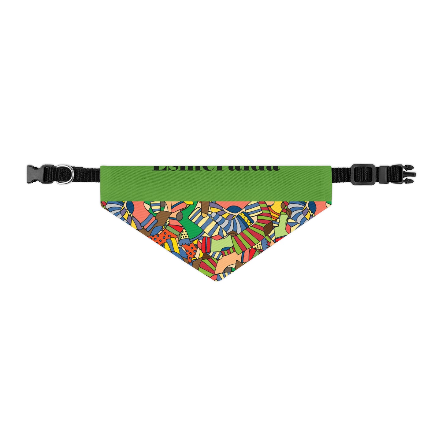 Personalized Multi Color Pet Bandana Collar