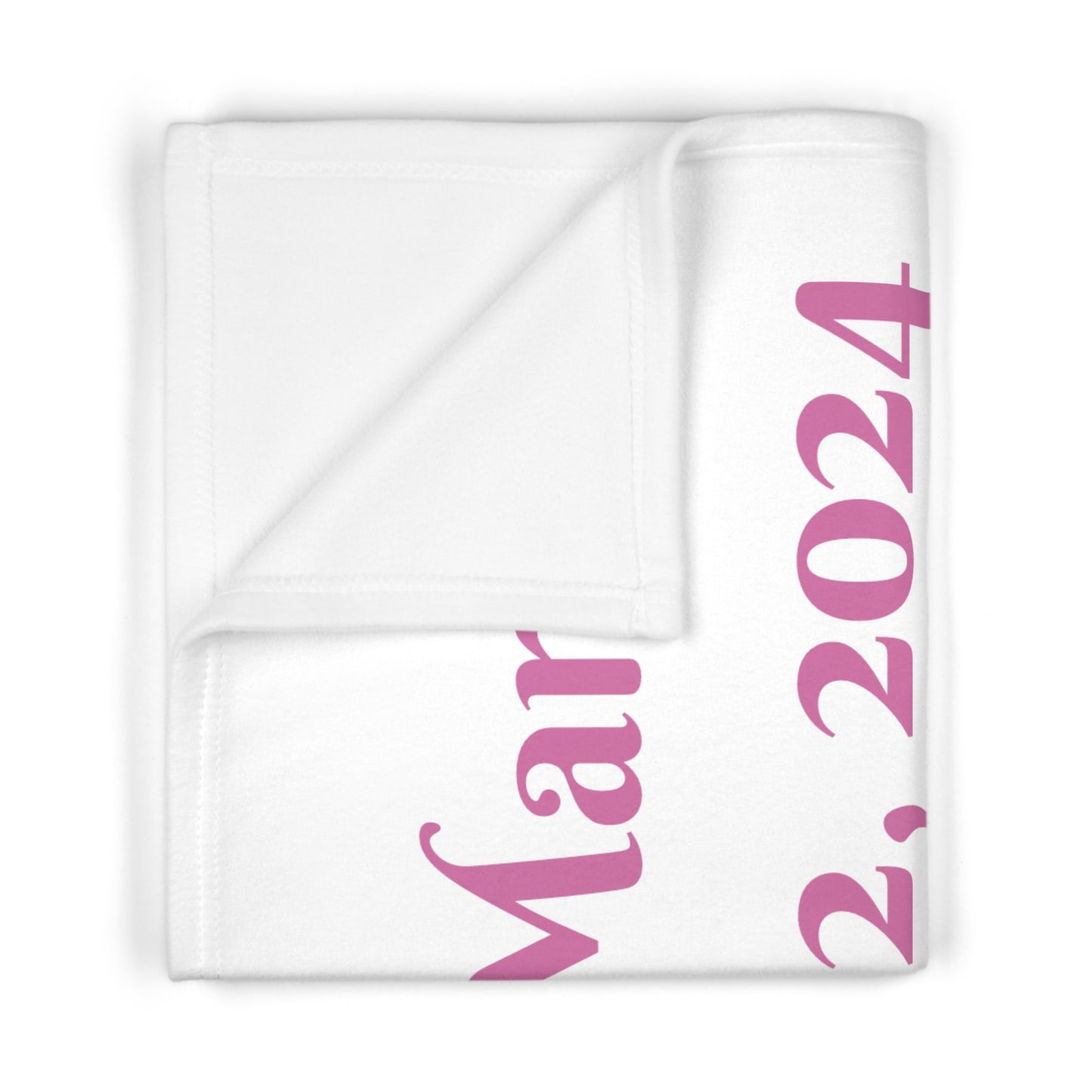 Baby Girl Customized Soft Fleece Baby Blanket