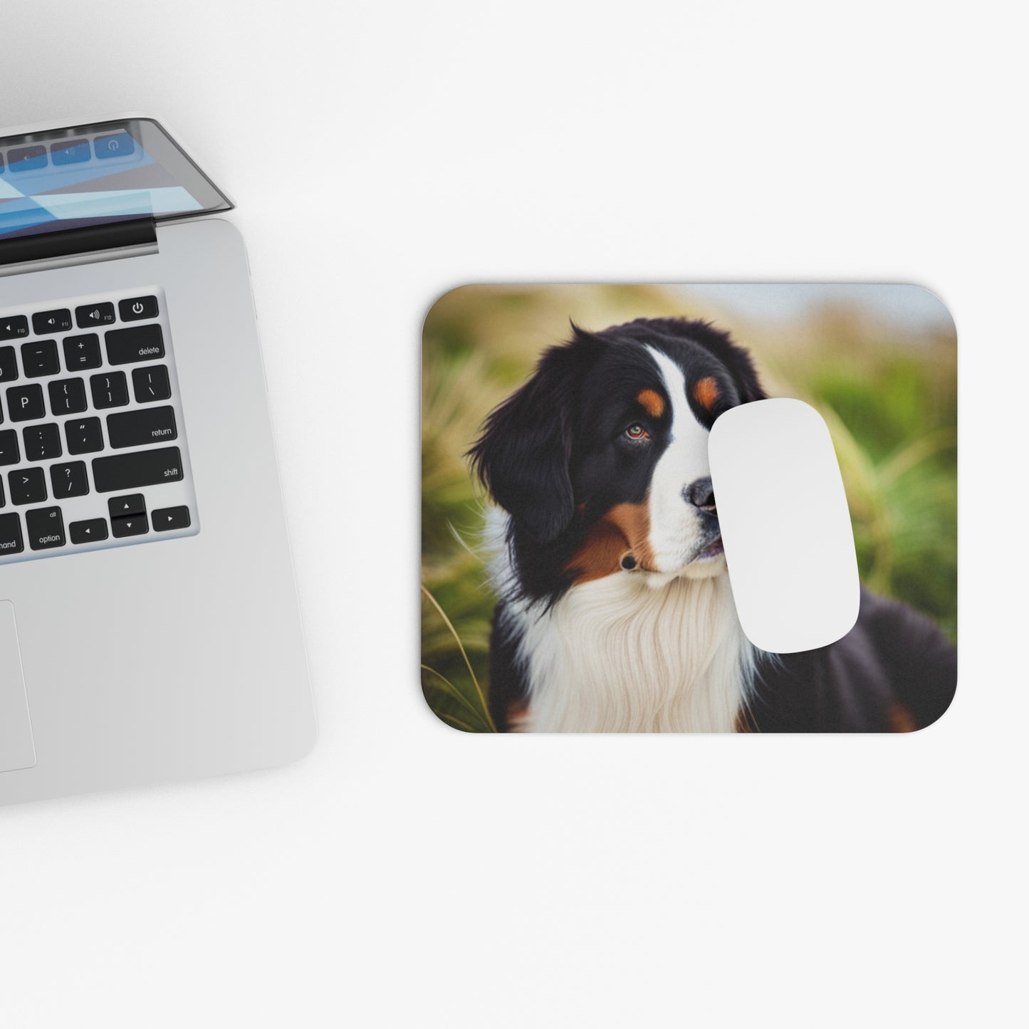 Bernese Mountain Dog Mouse Pad (Rectangle)