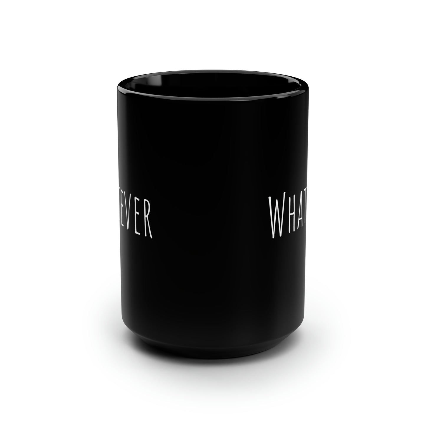 Whatever Black Mug, 15oz