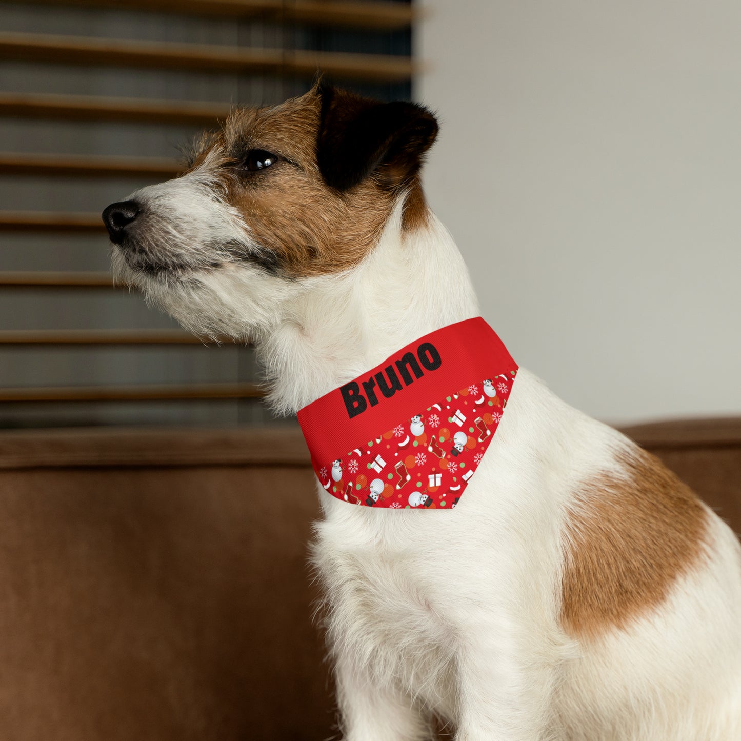 Personalized Christmas Pet Bandana Collar