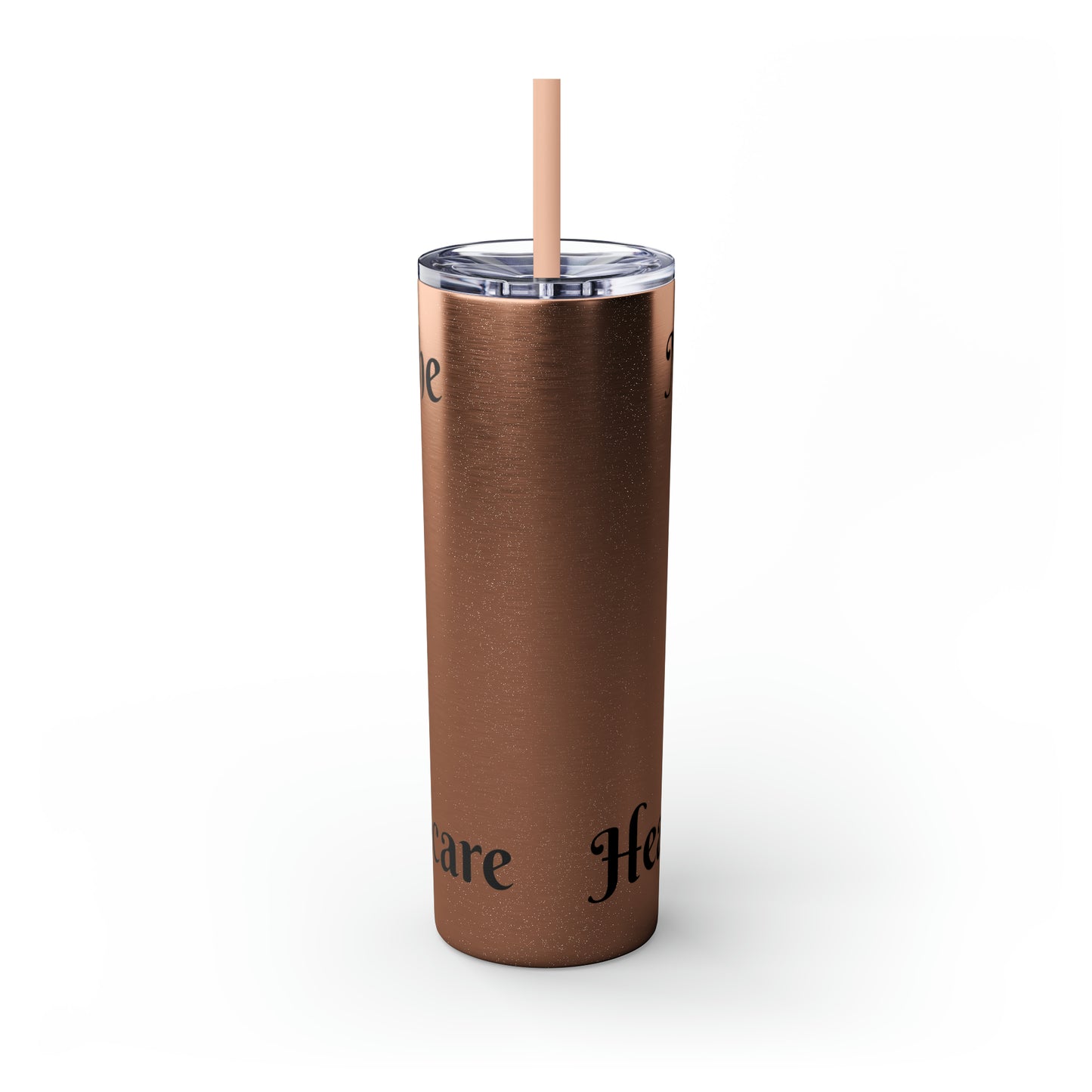 Nurses Skinny Tumbler with Straw, 20oz