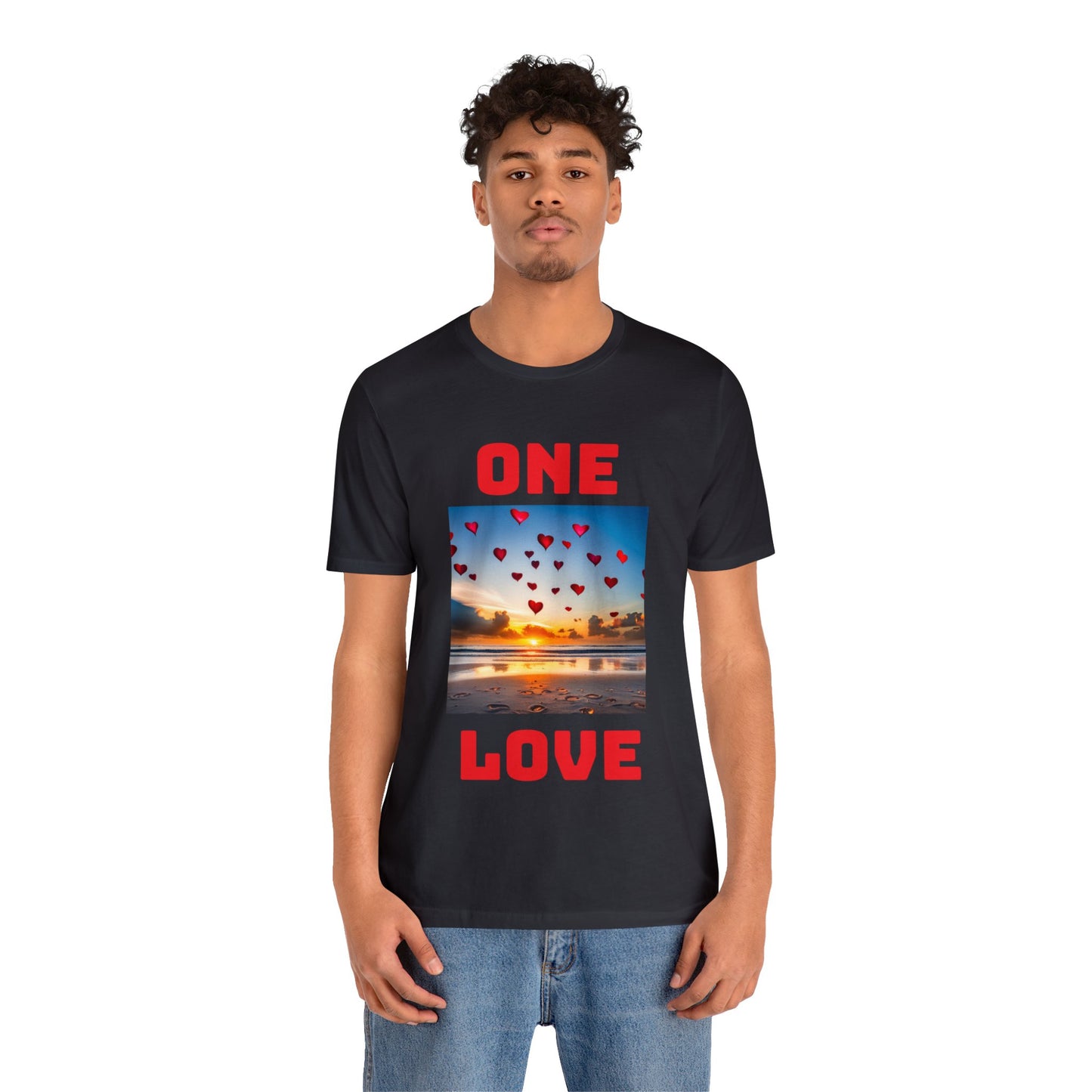 One Love Unisex Jersey Short Sleeve Tee