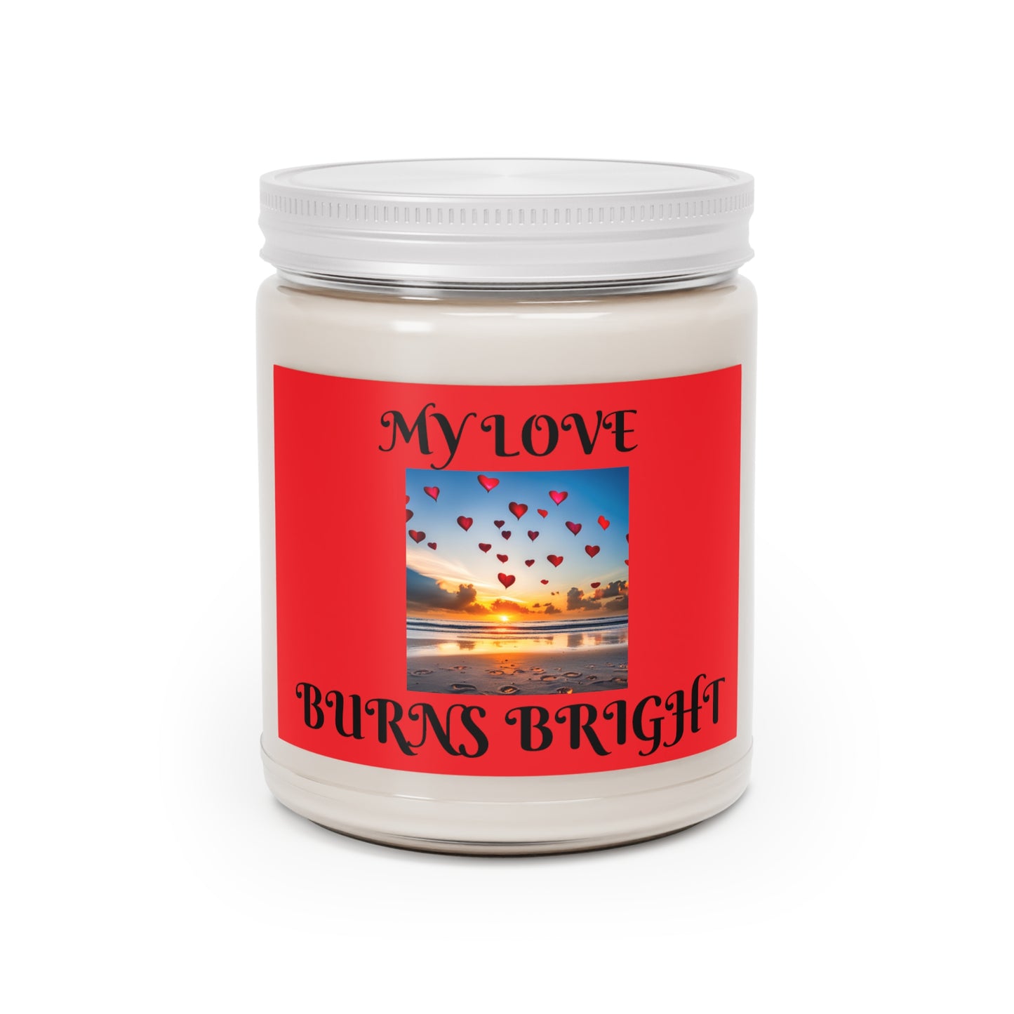 My Love Burns Bright Scented Candle, 9oz