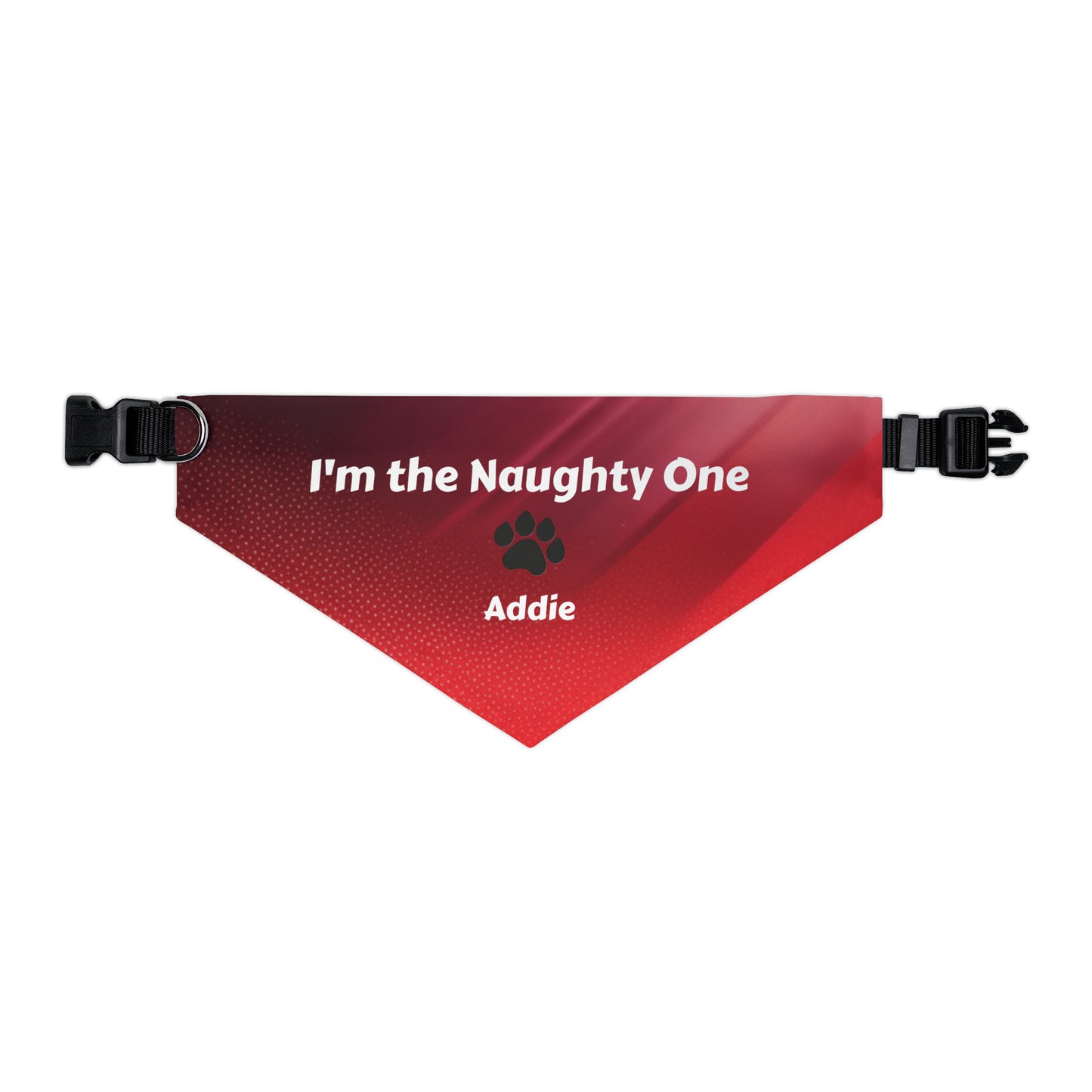 I'm the Naughty One Pet Bandana Collar