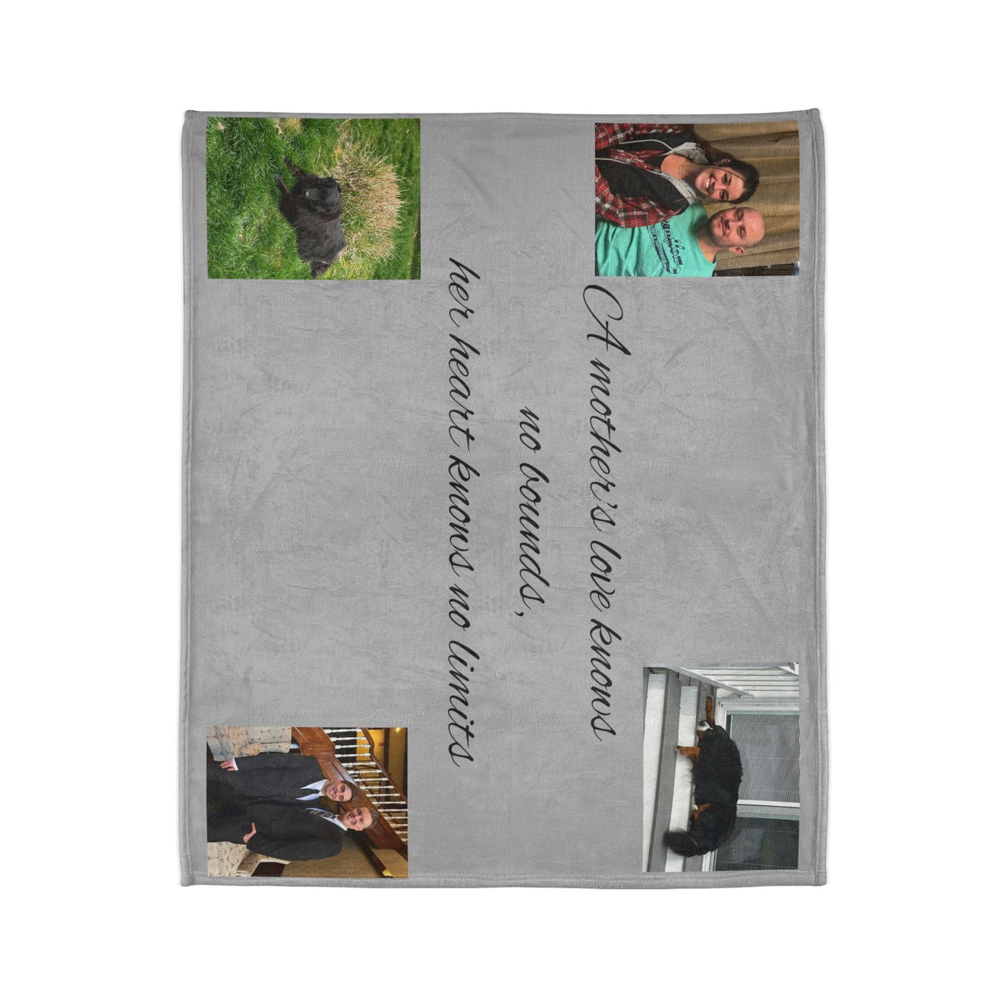 Mother's Day Personalized Soft Polyester Blanket