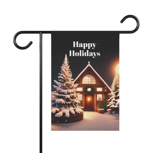 Holiday Garden & House Banner