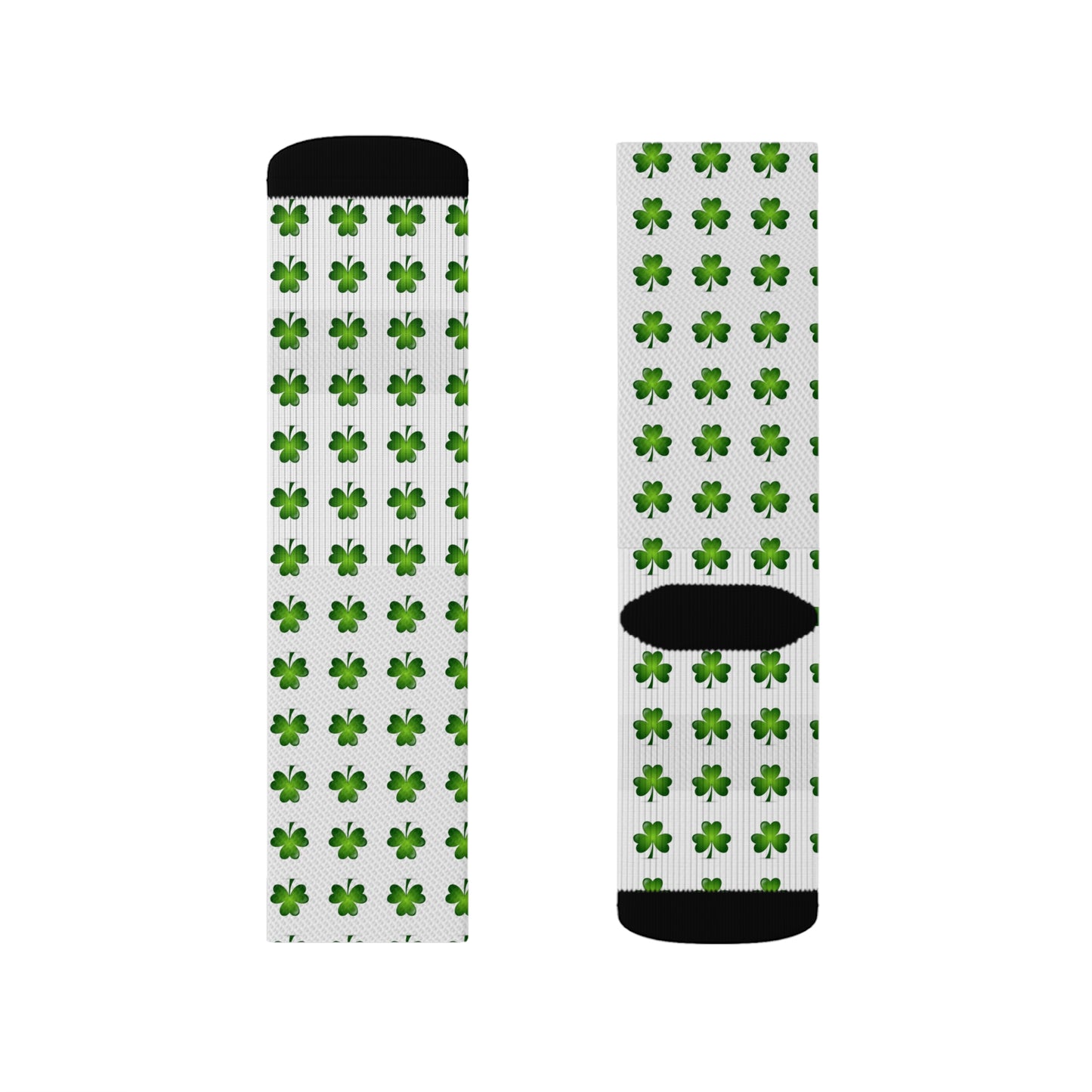 St. Patrick's Day Shamrock Socks