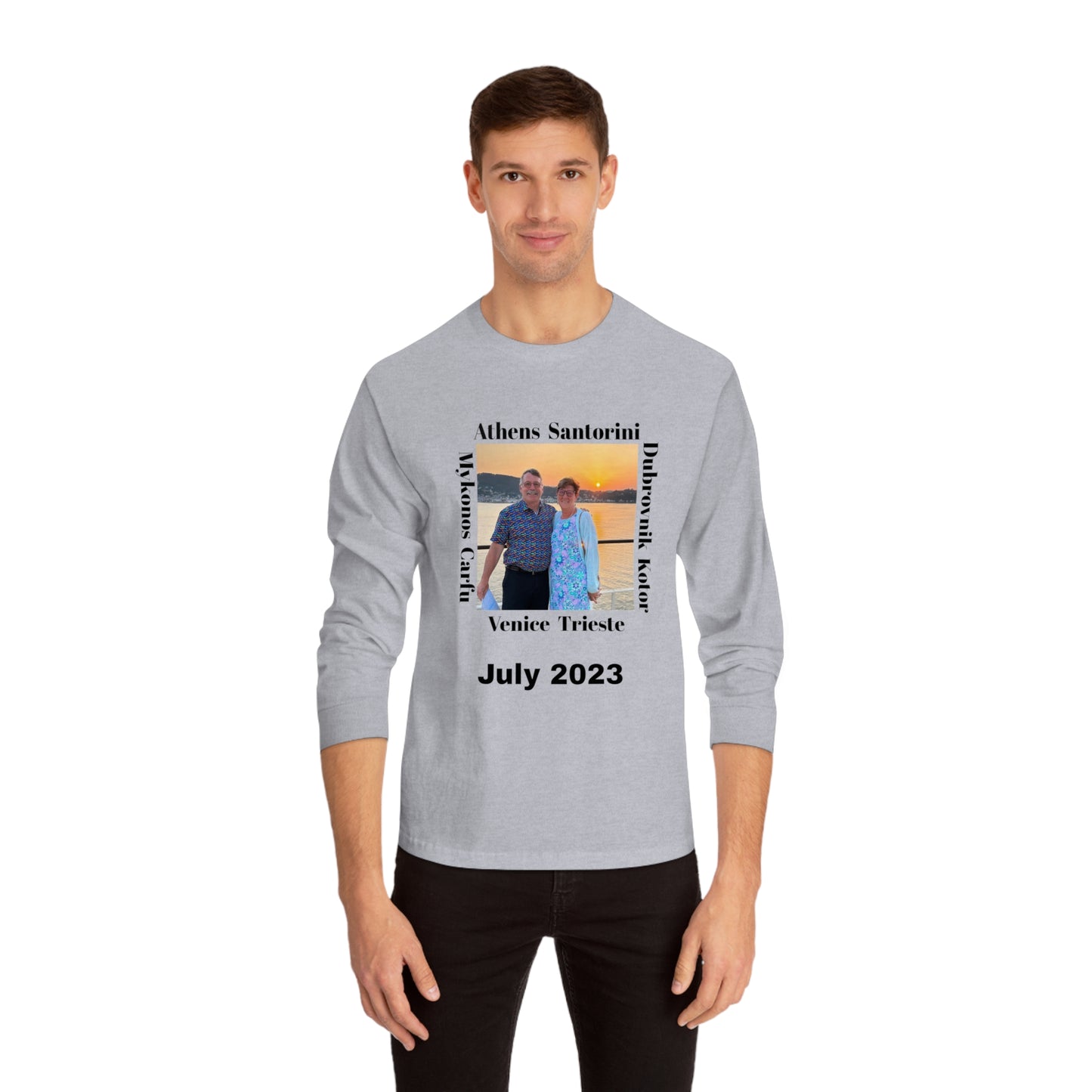 PERSONALIZE - add your own picture Unisex Classic Cruise Destination Long Sleeve T-Shirt