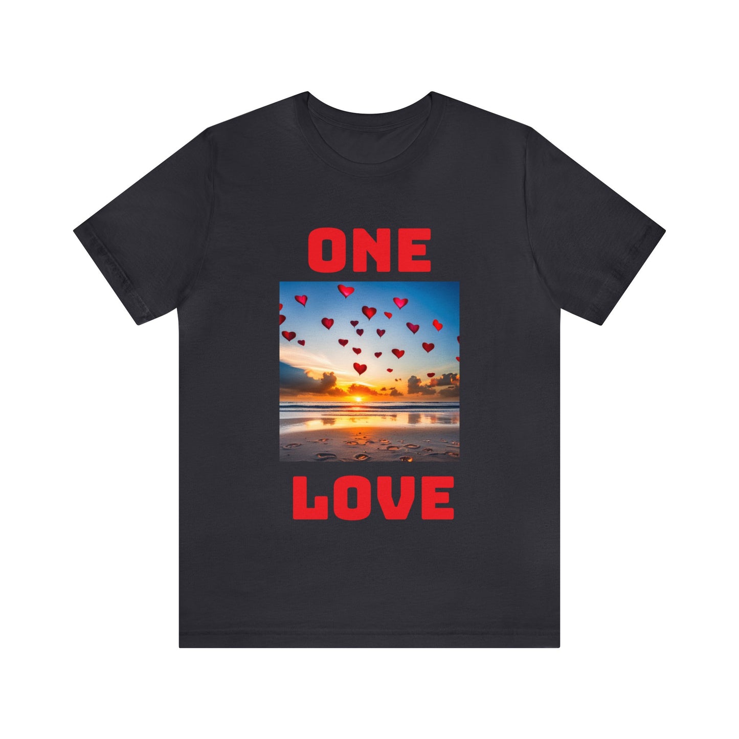 One Love Unisex Jersey Short Sleeve Tee