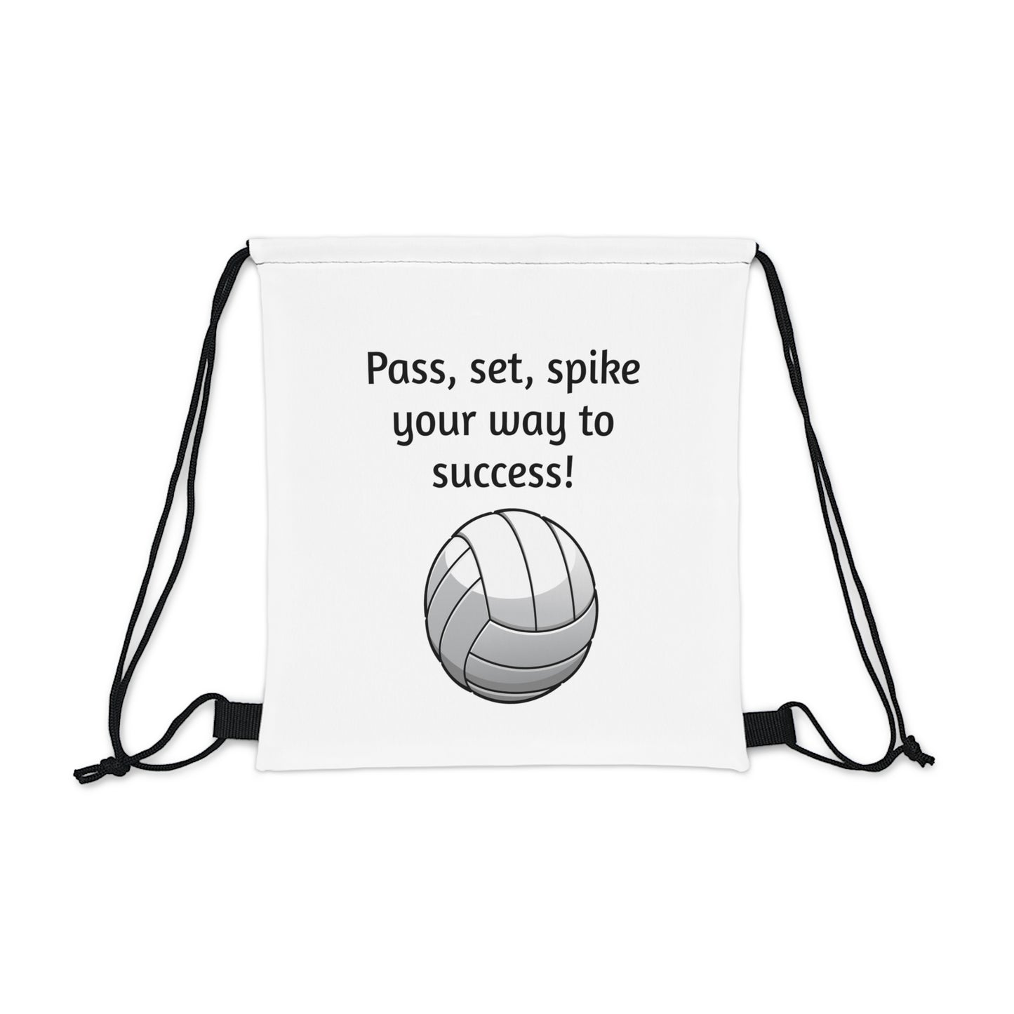 Volleyball Drawstring Bag