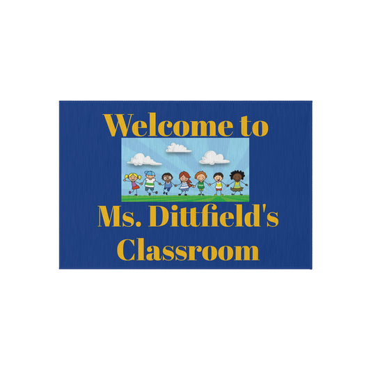 Personalized Classroom Welome  Rug