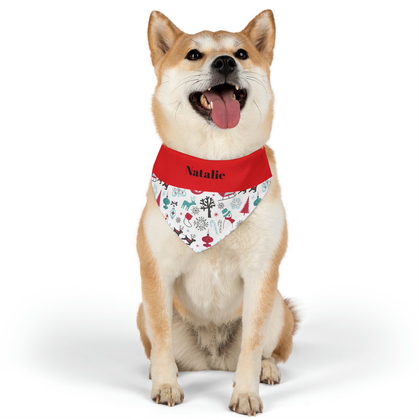 Personalized Christmas Pet Bandana Collar