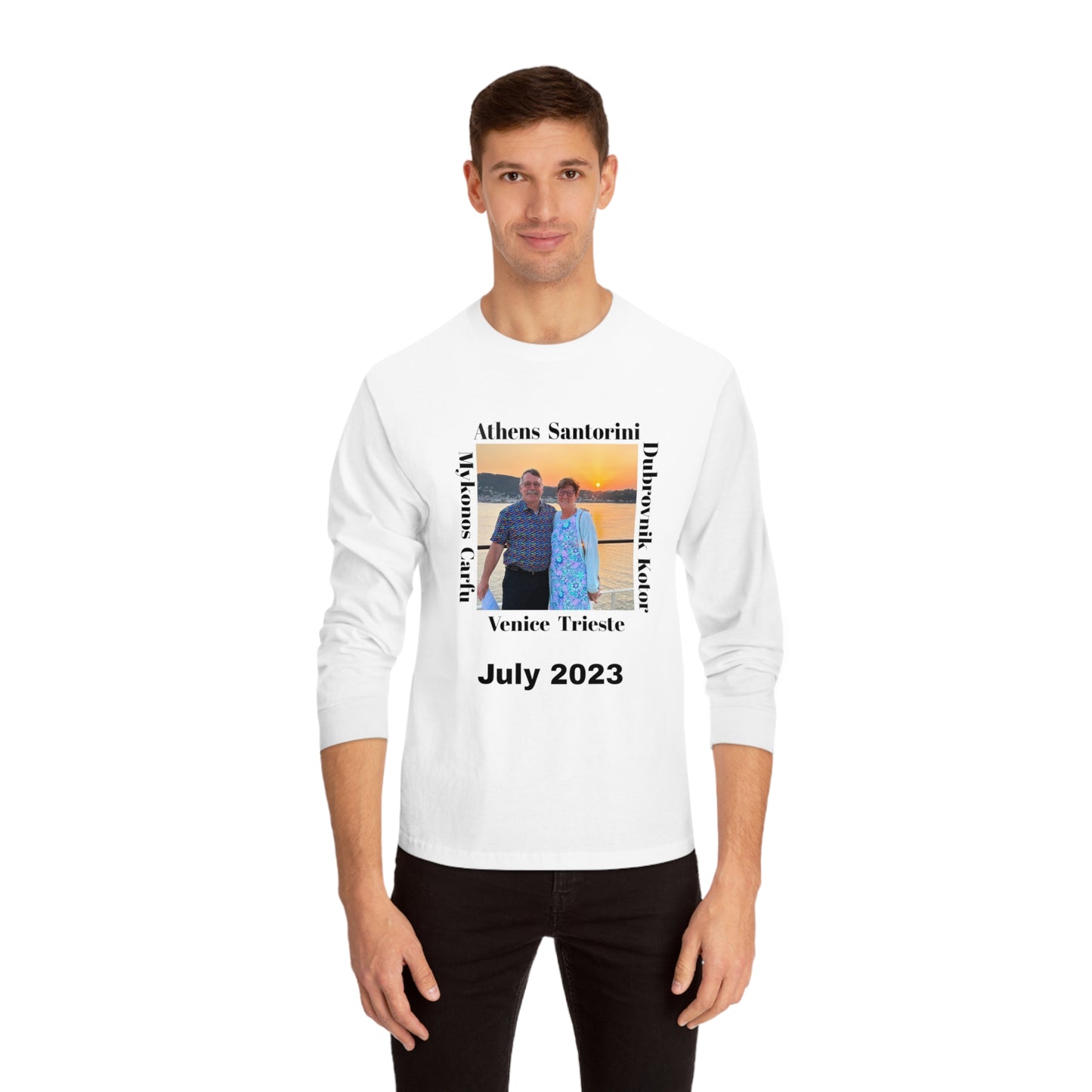 PERSONALIZE - add your own picture Unisex Classic Cruise Destination Long Sleeve T-Shirt