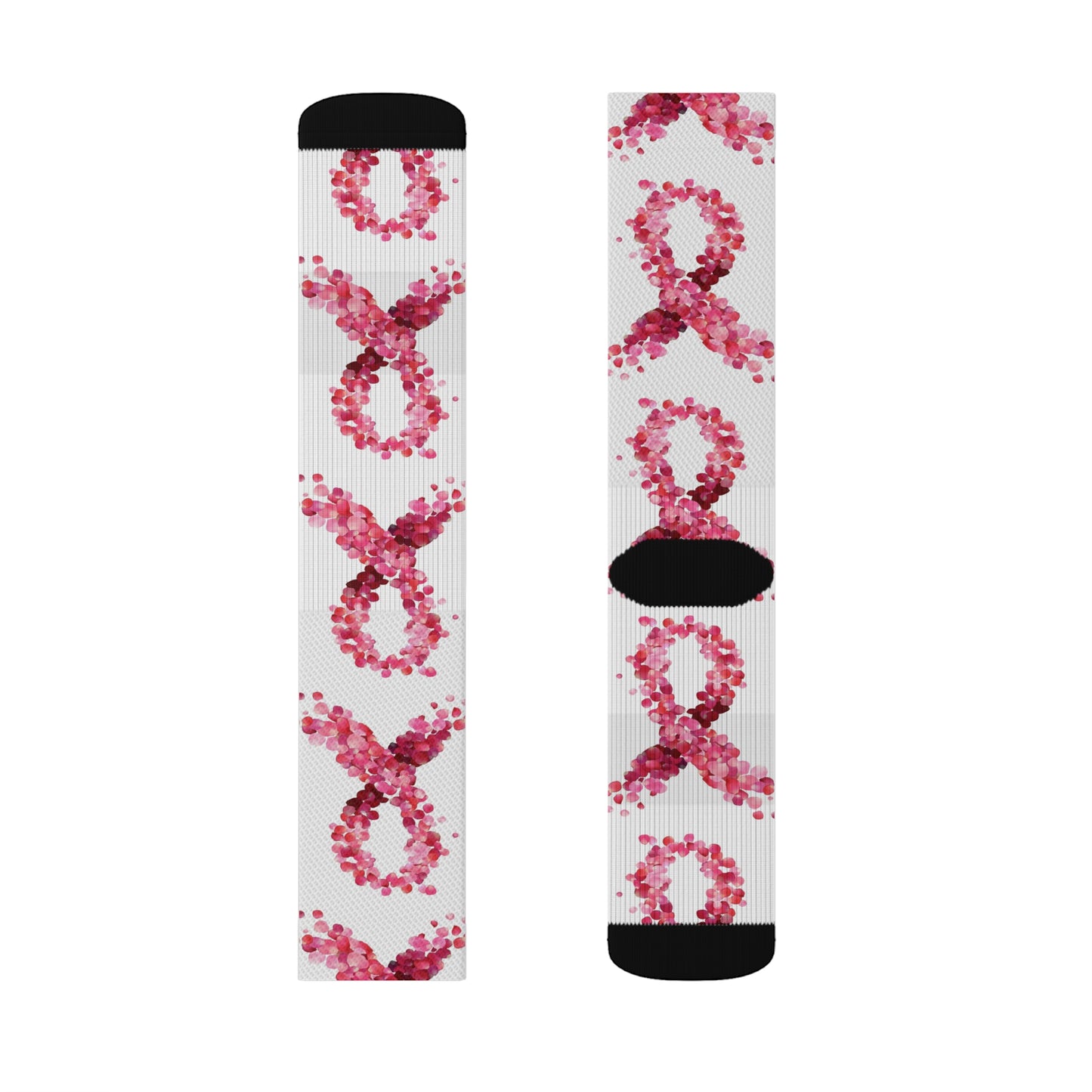 Breast Cancer Awareness Stretch  Socks