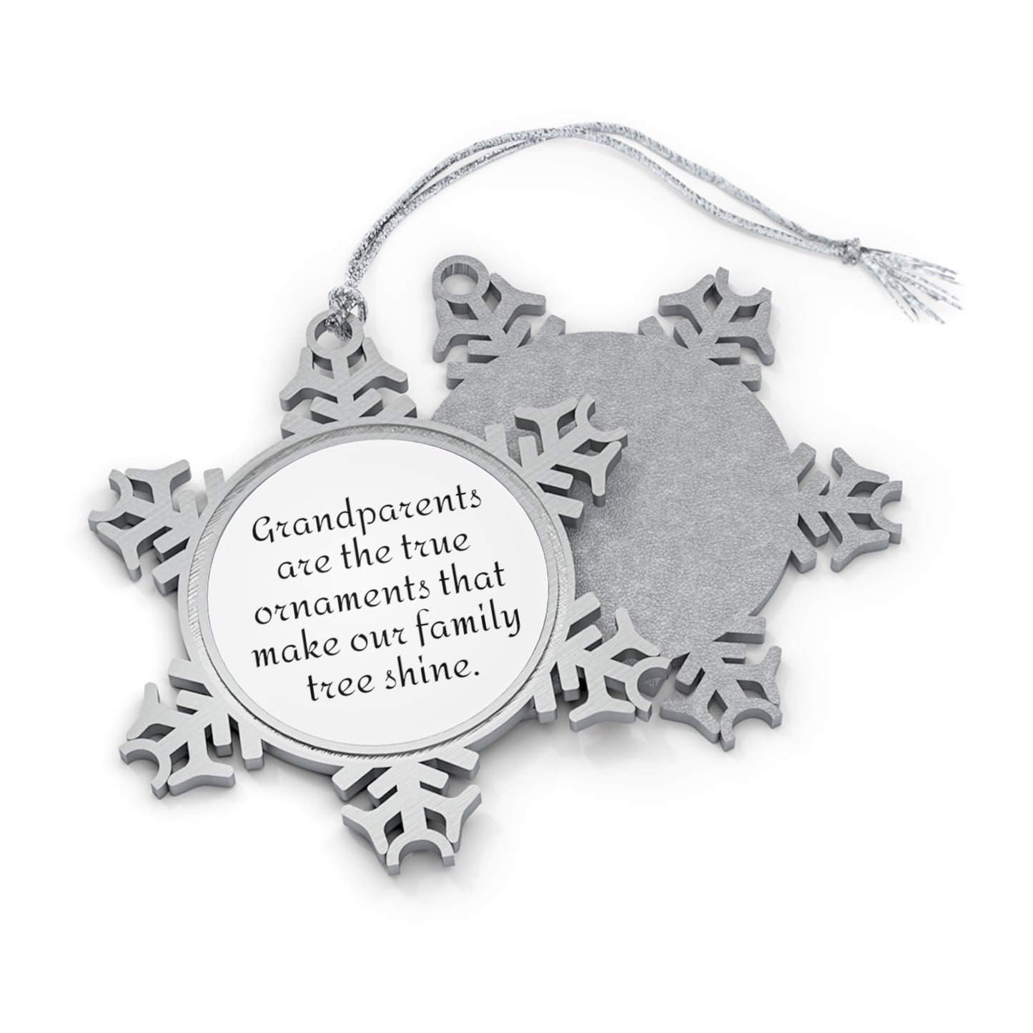 Pewter Snowflake Ornament