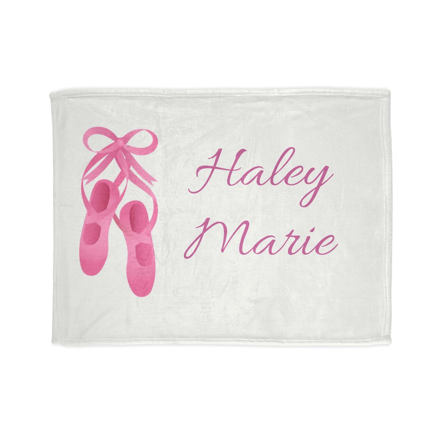 Personalized Ballet Soft Polyester Blanket