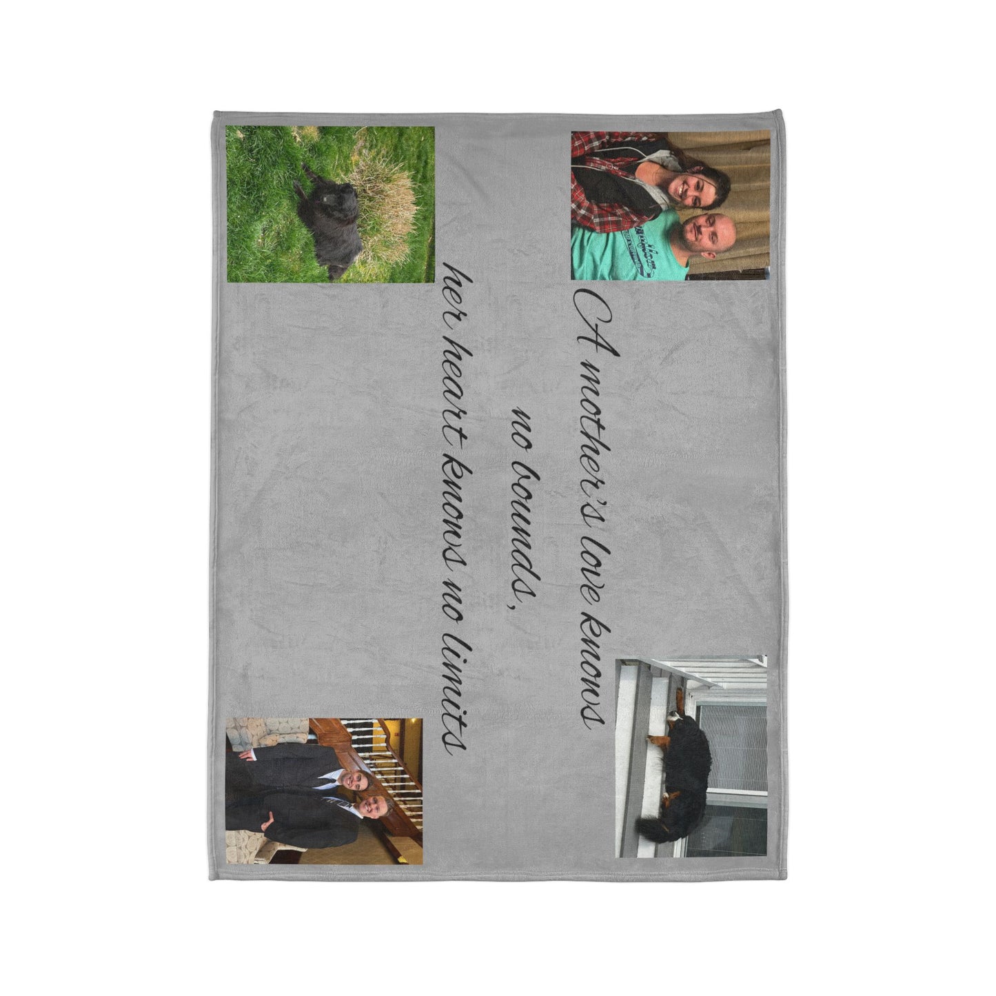 Mother's Day Personalized Soft Polyester Blanket