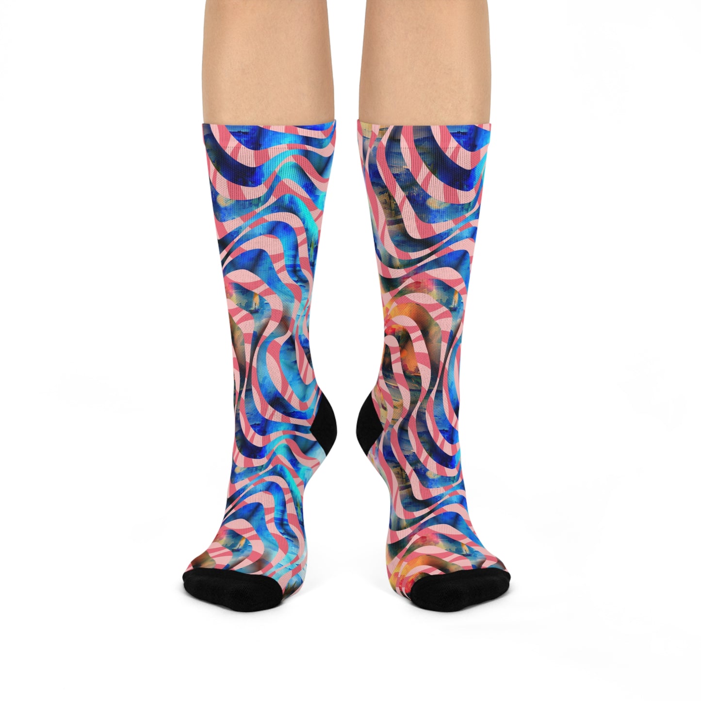 Cushioned patterned Socks