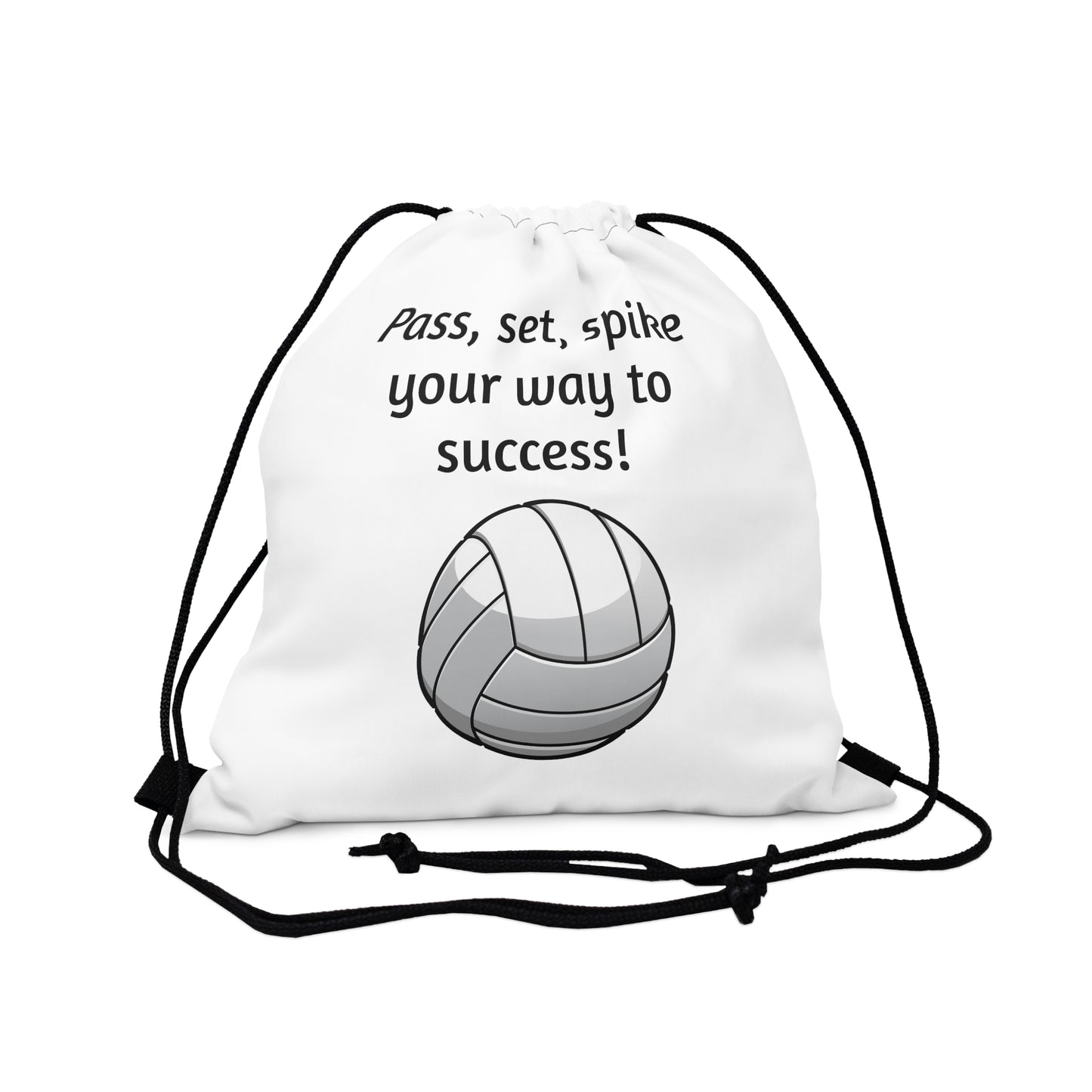 Volleyball Drawstring Bag