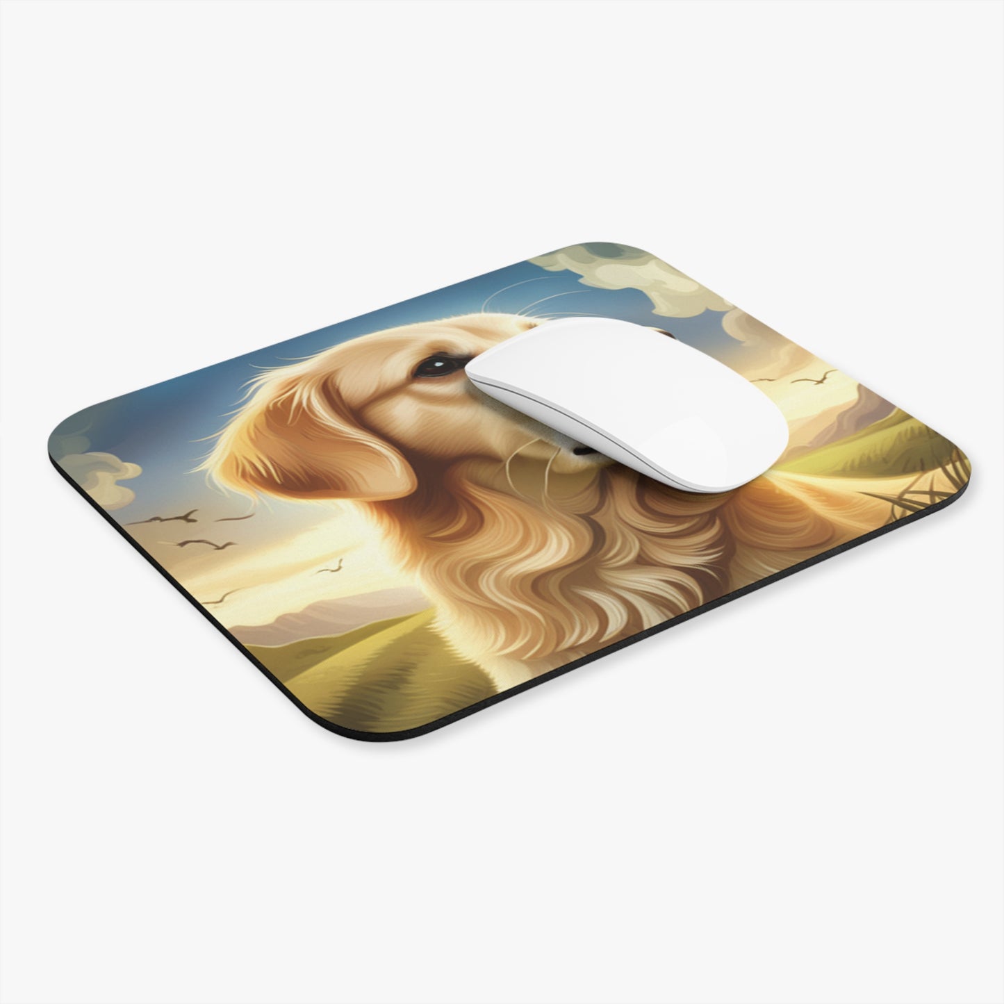 Golden Retriever Mouse Pad (Rectangle)