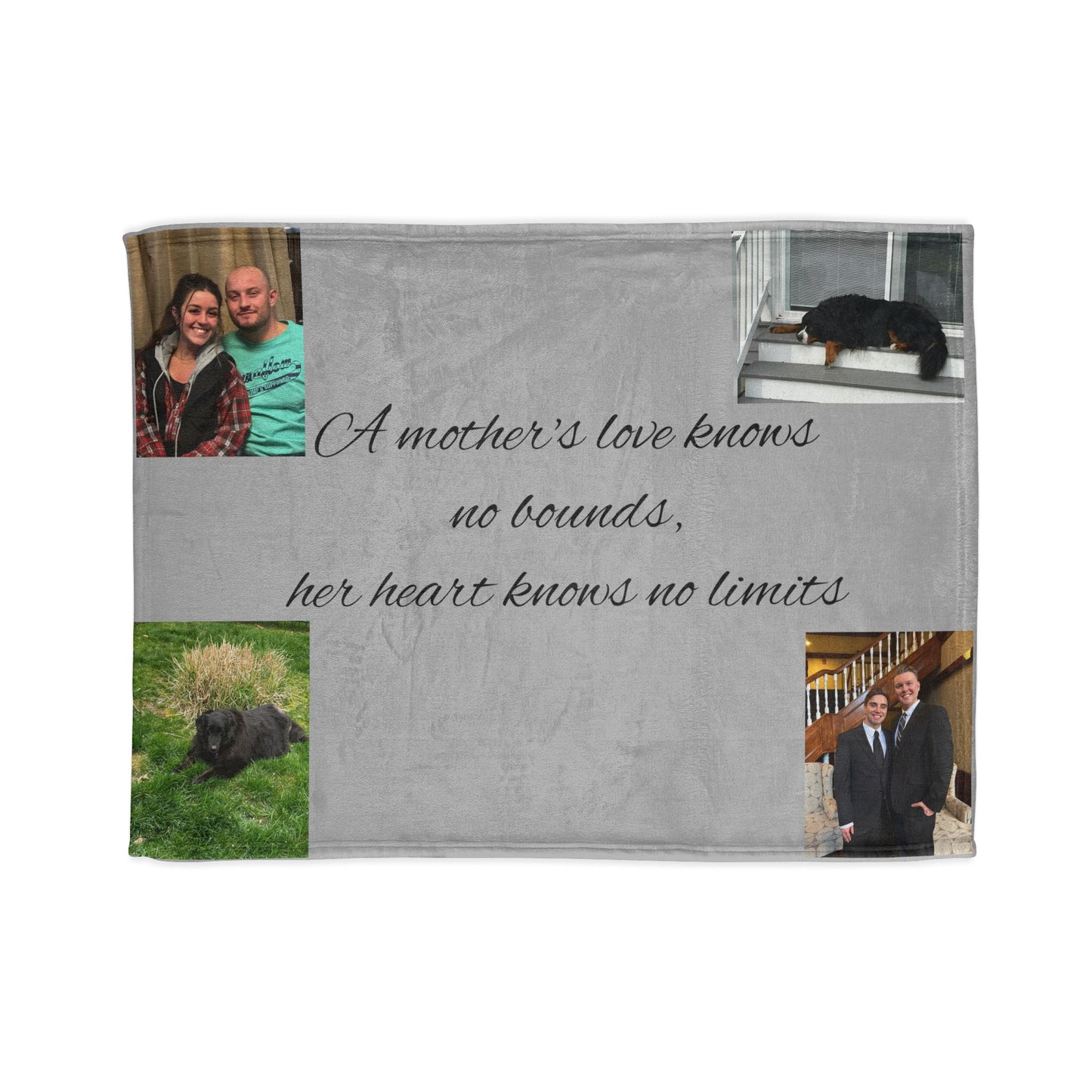 Mother's Day Personalized Soft Polyester Blanket