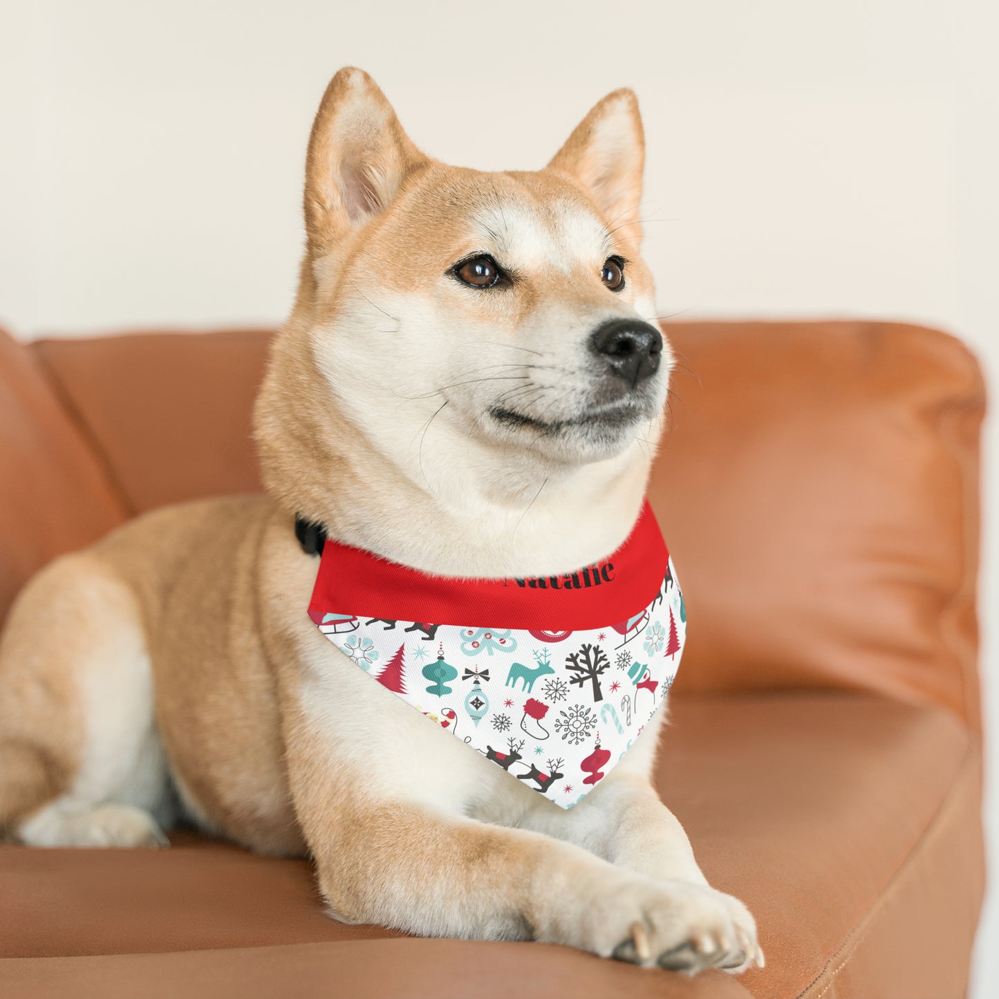 Personalized Christmas Pet Bandana Collar