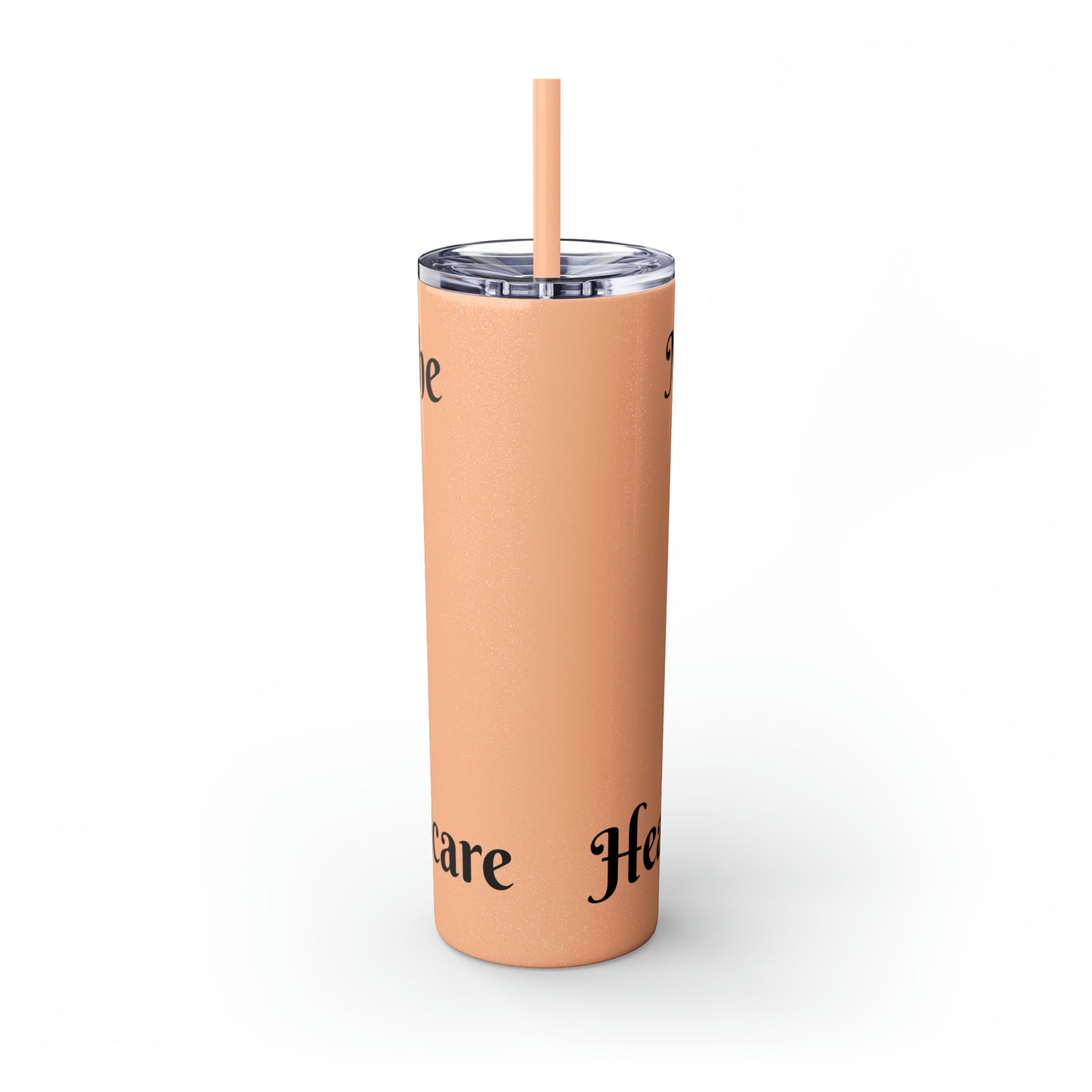 Nurses Skinny Tumbler with Straw, 20oz