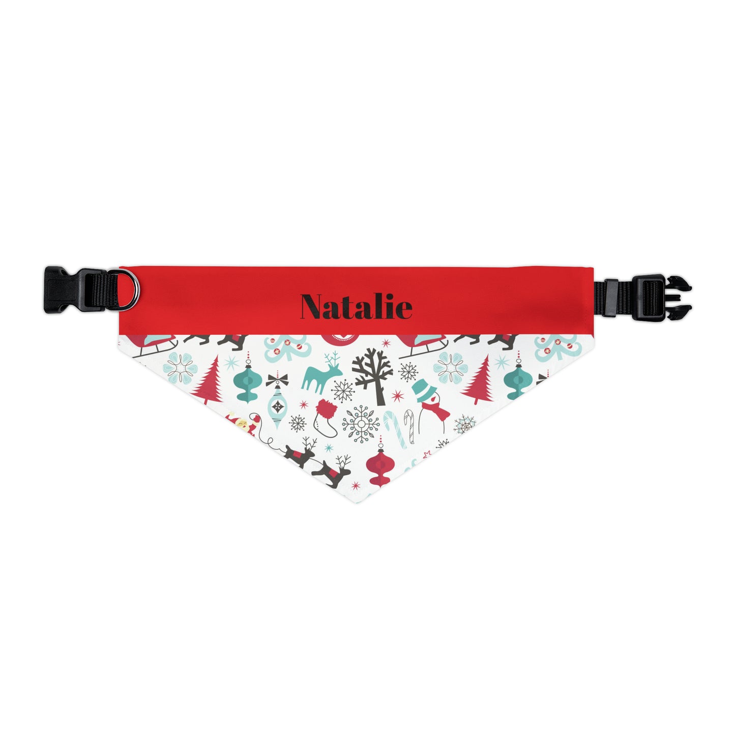 Personalized Christmas Pet Bandana Collar