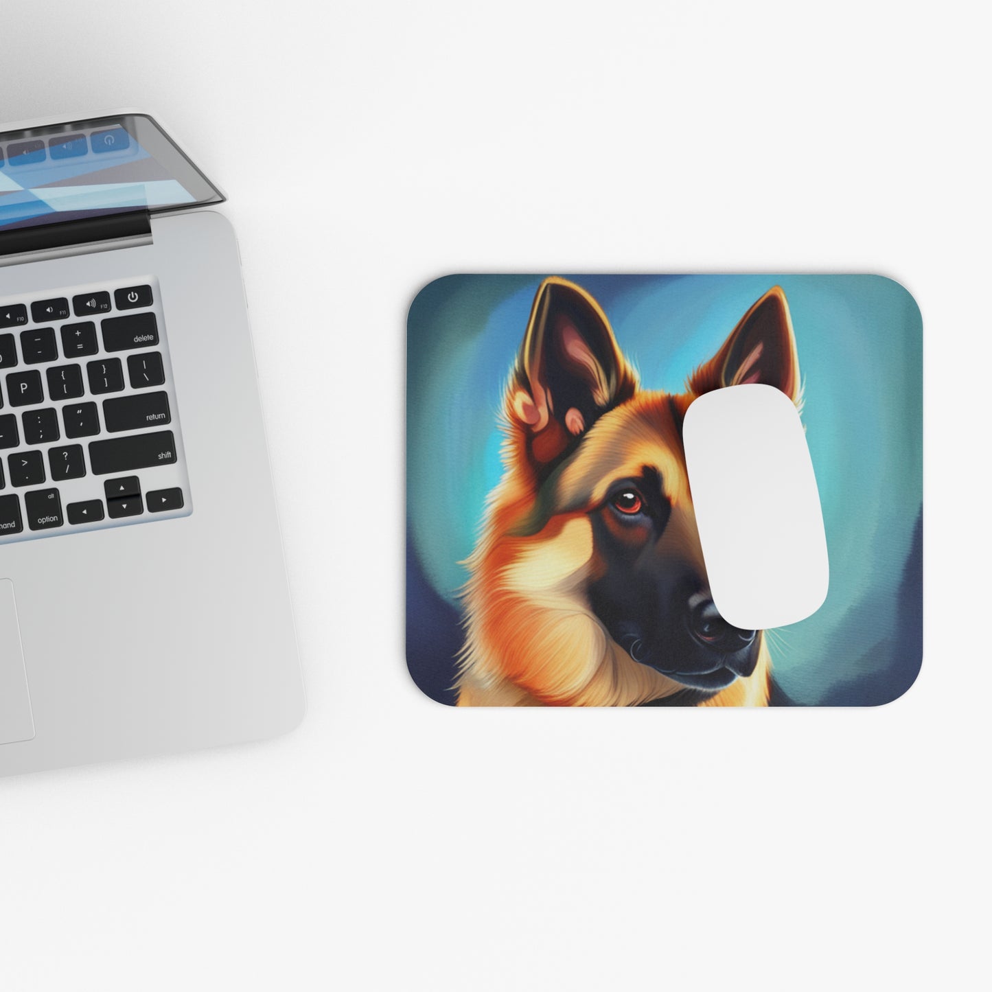 German Shepard Mouse Pad (Rectangle)