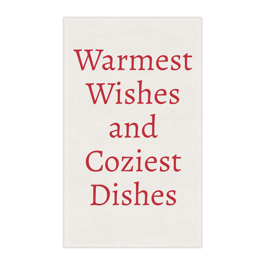 Holiday Dishes Kitchen Towel