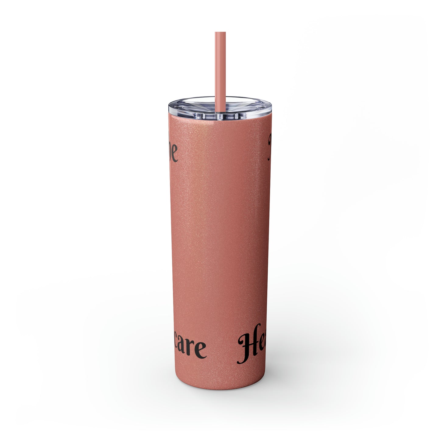 Nurses Skinny Tumbler with Straw, 20oz