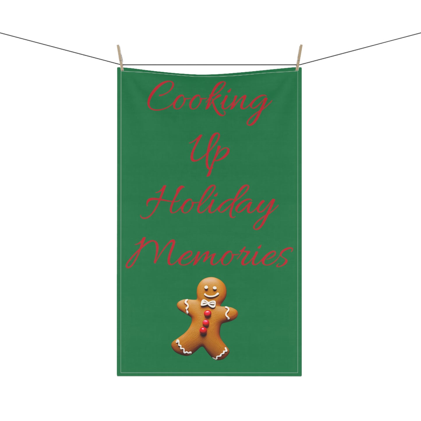 Holiday Memories Gingerbread Man Kitchen Towel