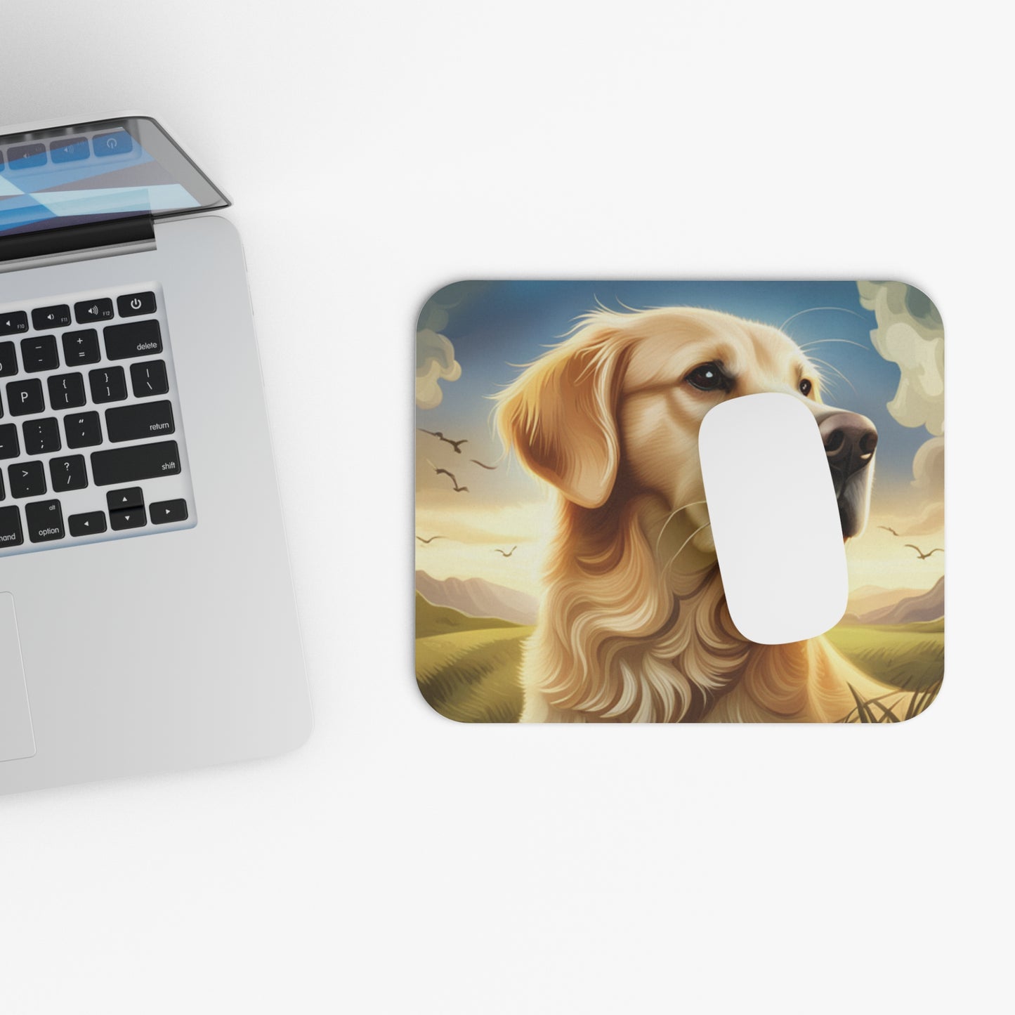 Golden Retriever Mouse Pad (Rectangle)