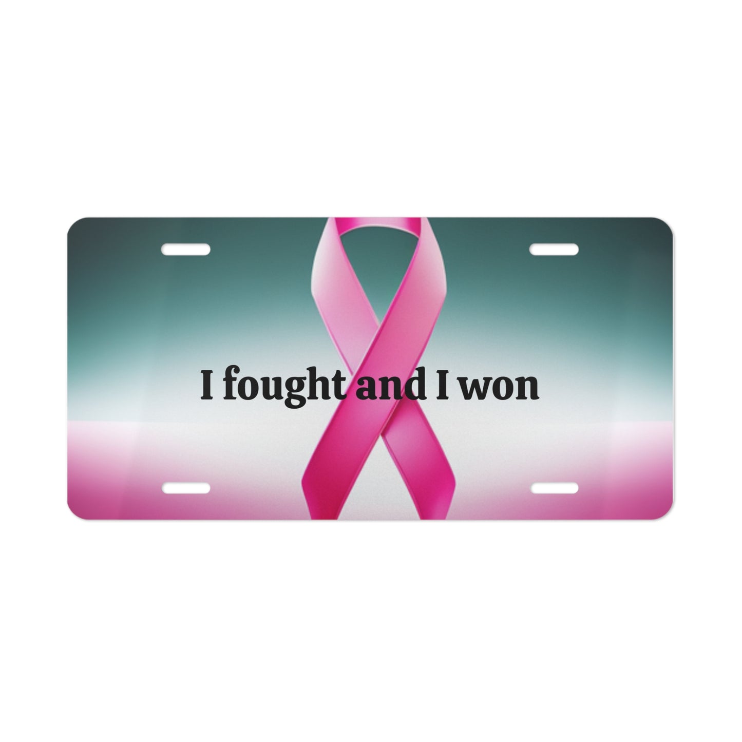 Breast Cancer Survivor Vanity Plate