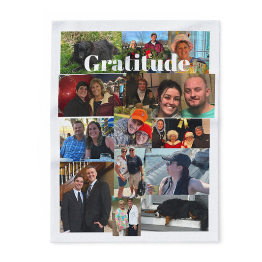 Gratitude Personalized Arctic Fleece Blanket