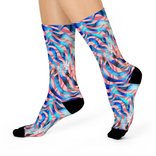 Cushioned patterned Socks