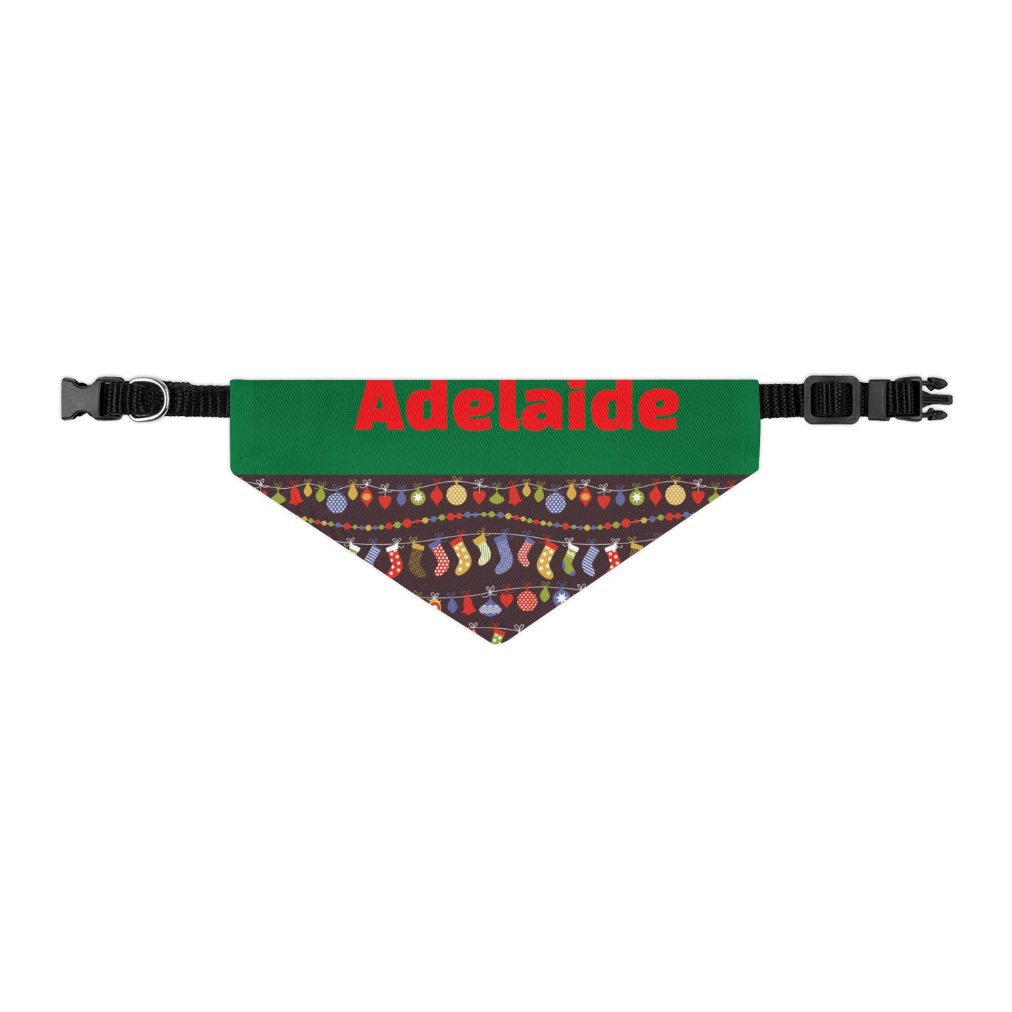 Personalized Christmas Pet Bandana Collar