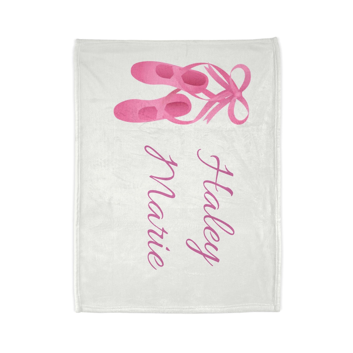 Personalized Ballet Soft Polyester Blanket