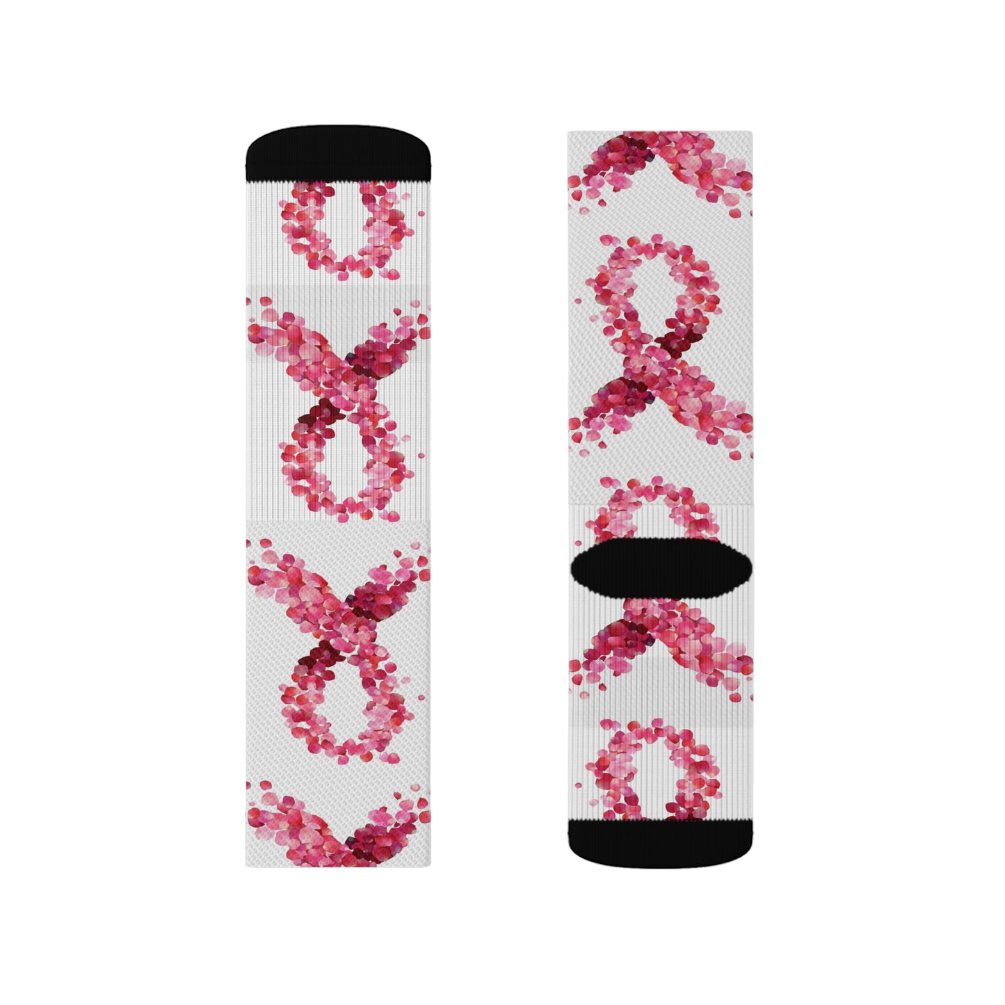 Breast Cancer Awareness Stretch  Socks