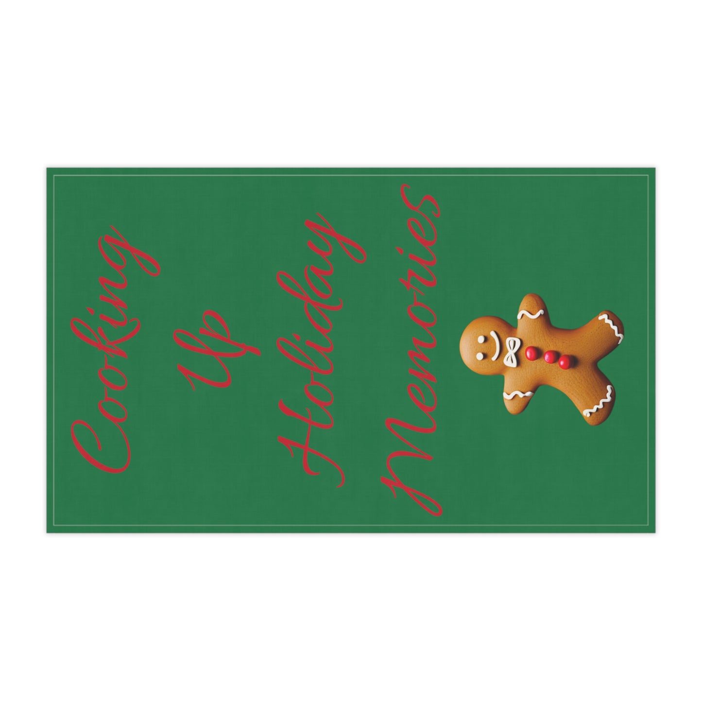 Holiday Memories Gingerbread Man Kitchen Towel