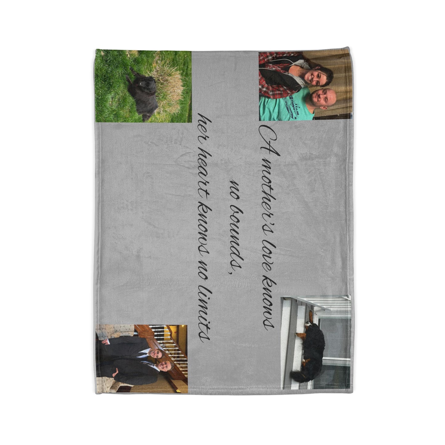 Mother's Day Personalized Soft Polyester Blanket