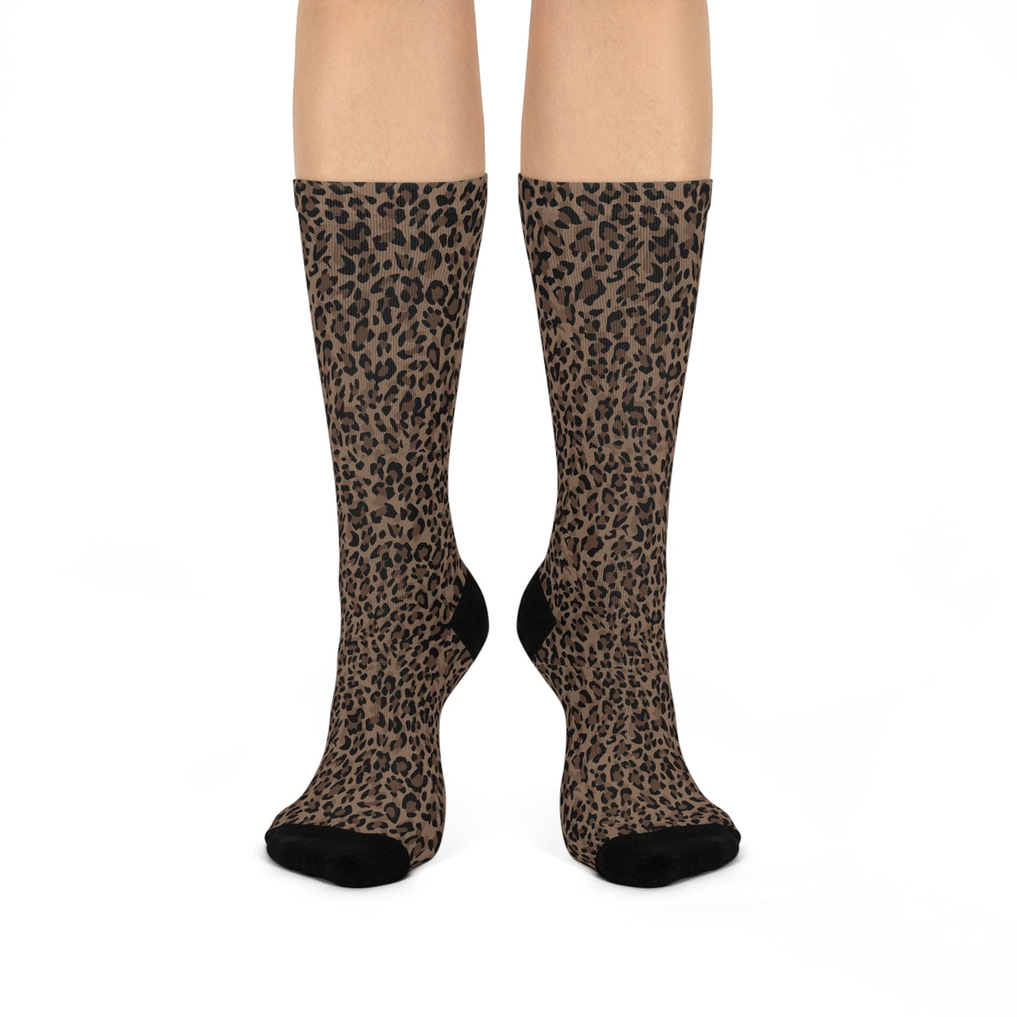 Animal print patterned socks