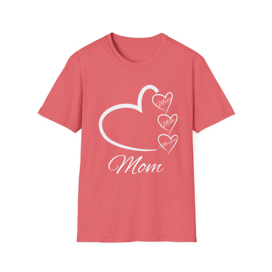 Personalized Mom Valentines Unisex Softstyle T-Shirt