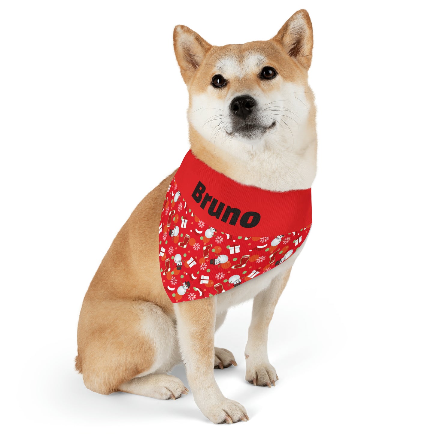 Personalized Christmas Pet Bandana Collar