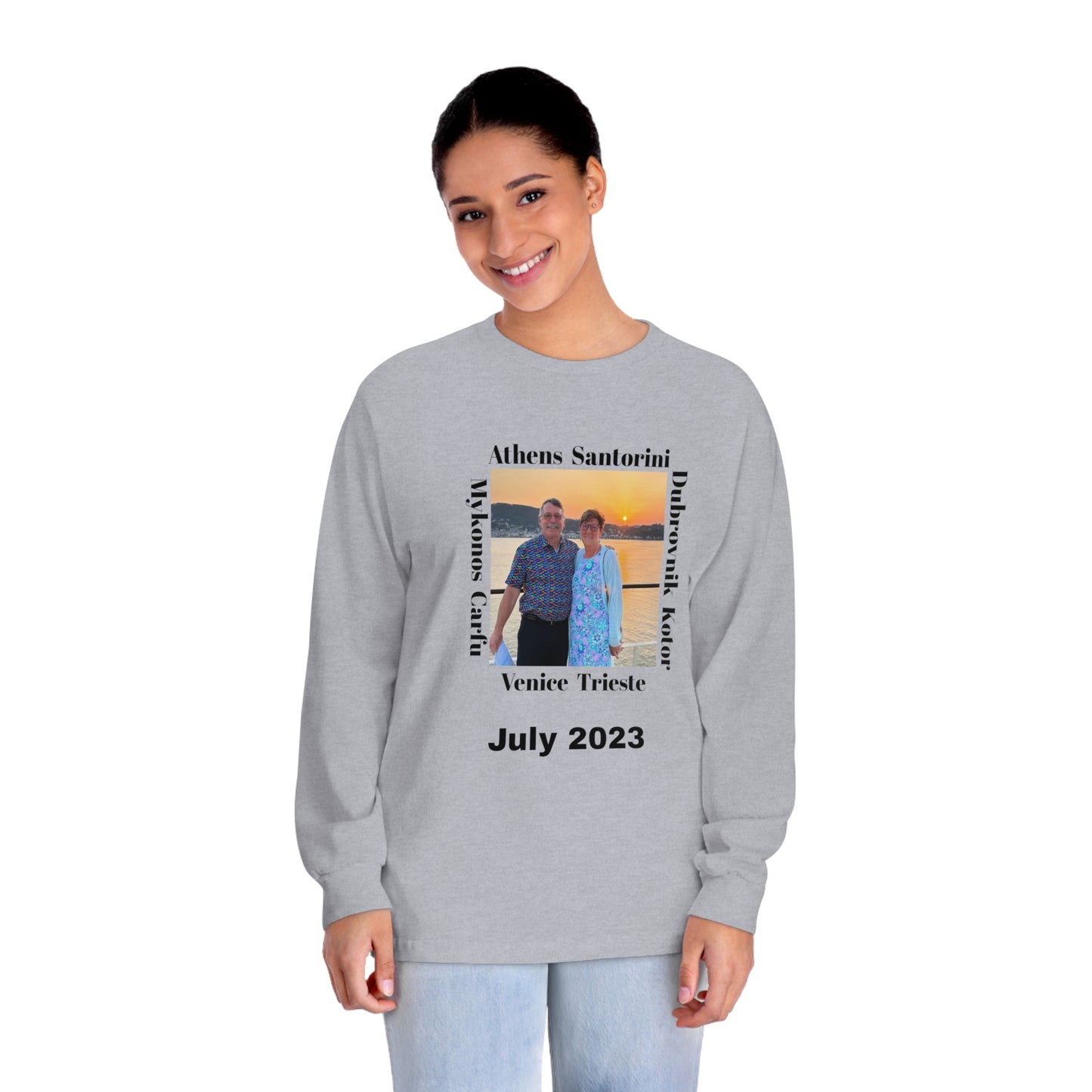 PERSONALIZE - add your own picture Unisex Classic Cruise Destination Long Sleeve T-Shirt