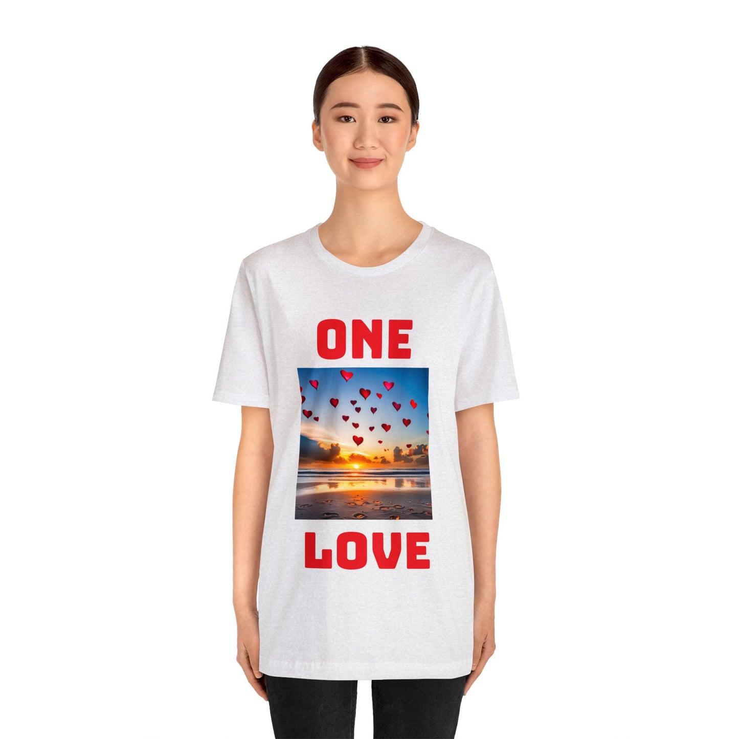 One Love Unisex Jersey Short Sleeve Tee